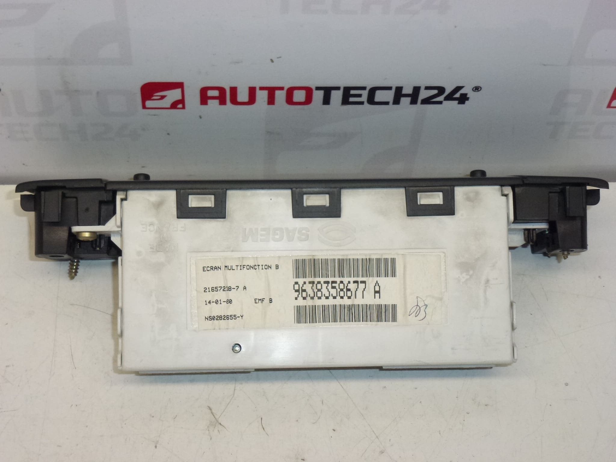 Afficheur radio et ordinateur de bord pour Peugeot 406 9638358677 6155P8 – Image 2