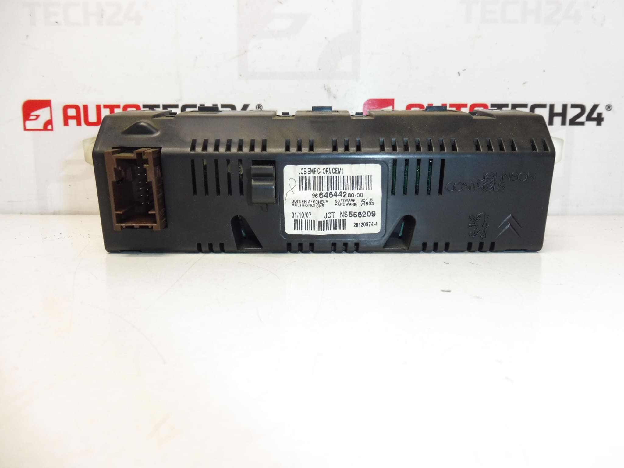 Écran d'affichage radio et ordinateur de bord pour Peugeot 307 - 9664644280 – Image 2