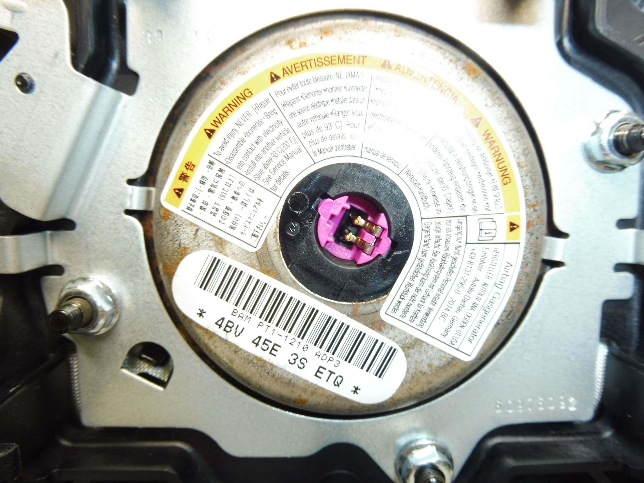 Airbag Conducteur Citroën C3 Picasso 98019057ZD – Image 2