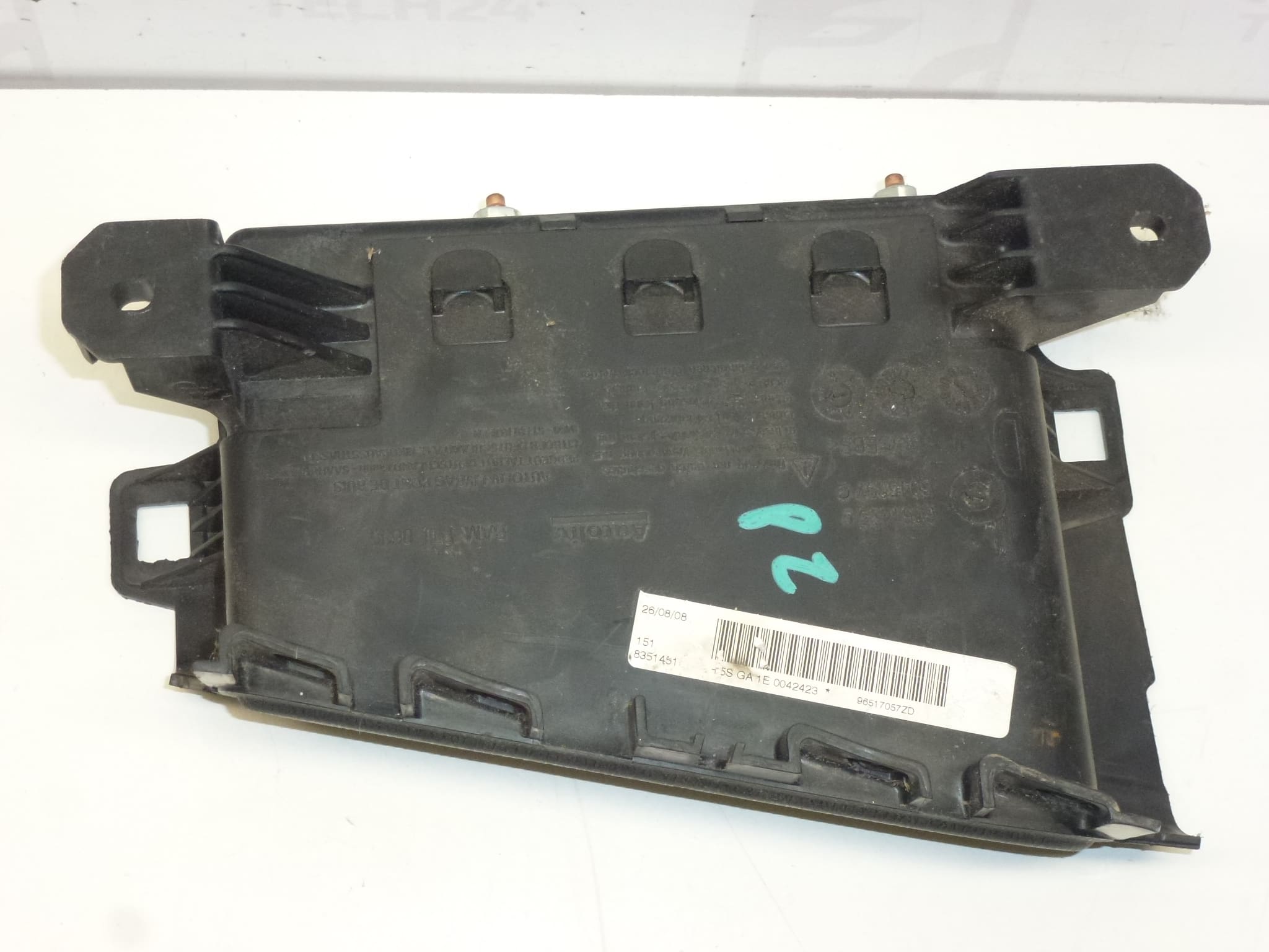 Airbag arrière droit Citroën C6 96517057ZD 8216JL – Image 2