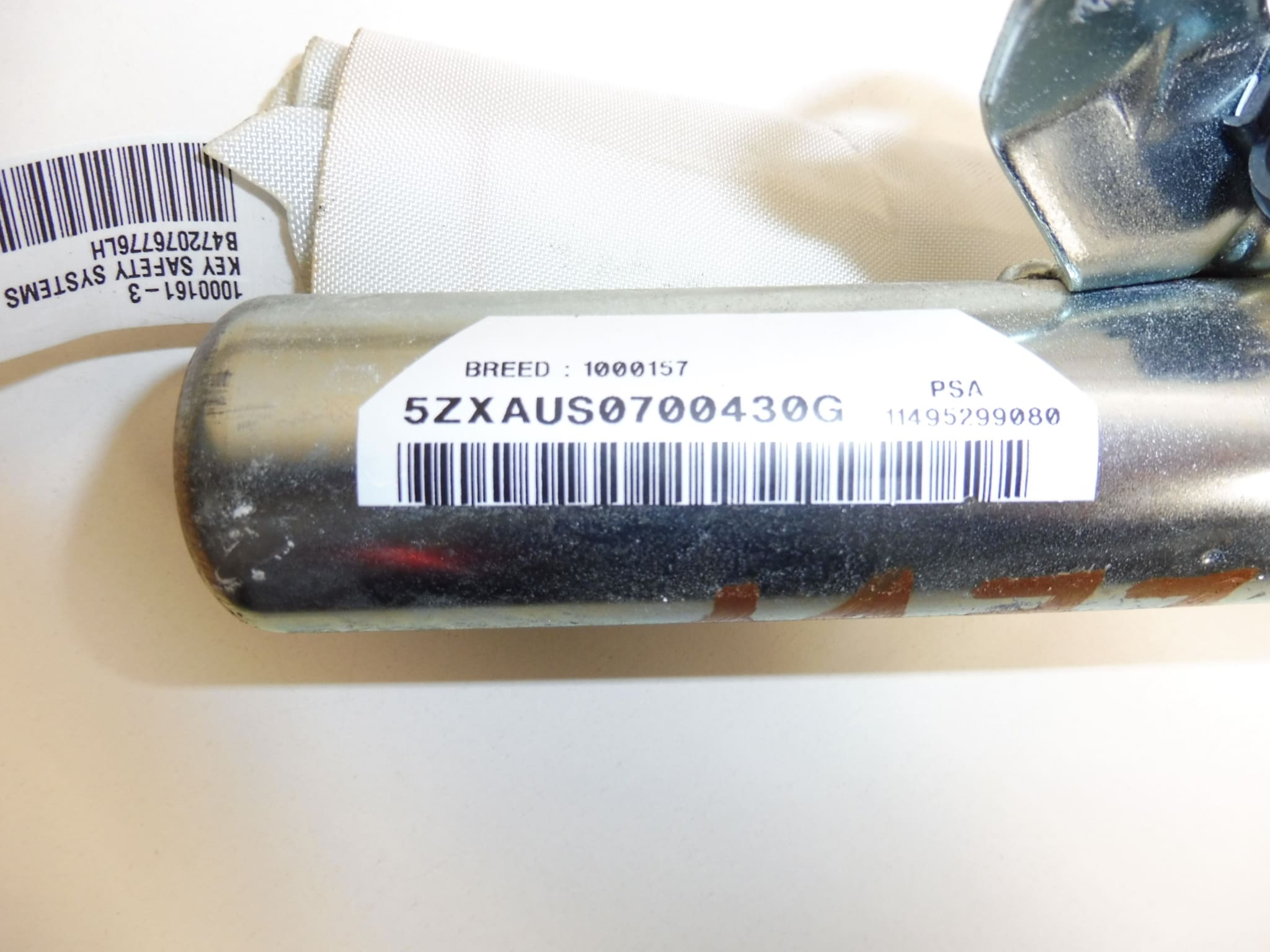 Airbag de toit gauche Citroën C8 Peugeot 807 1495299080 8329SG – Image 2