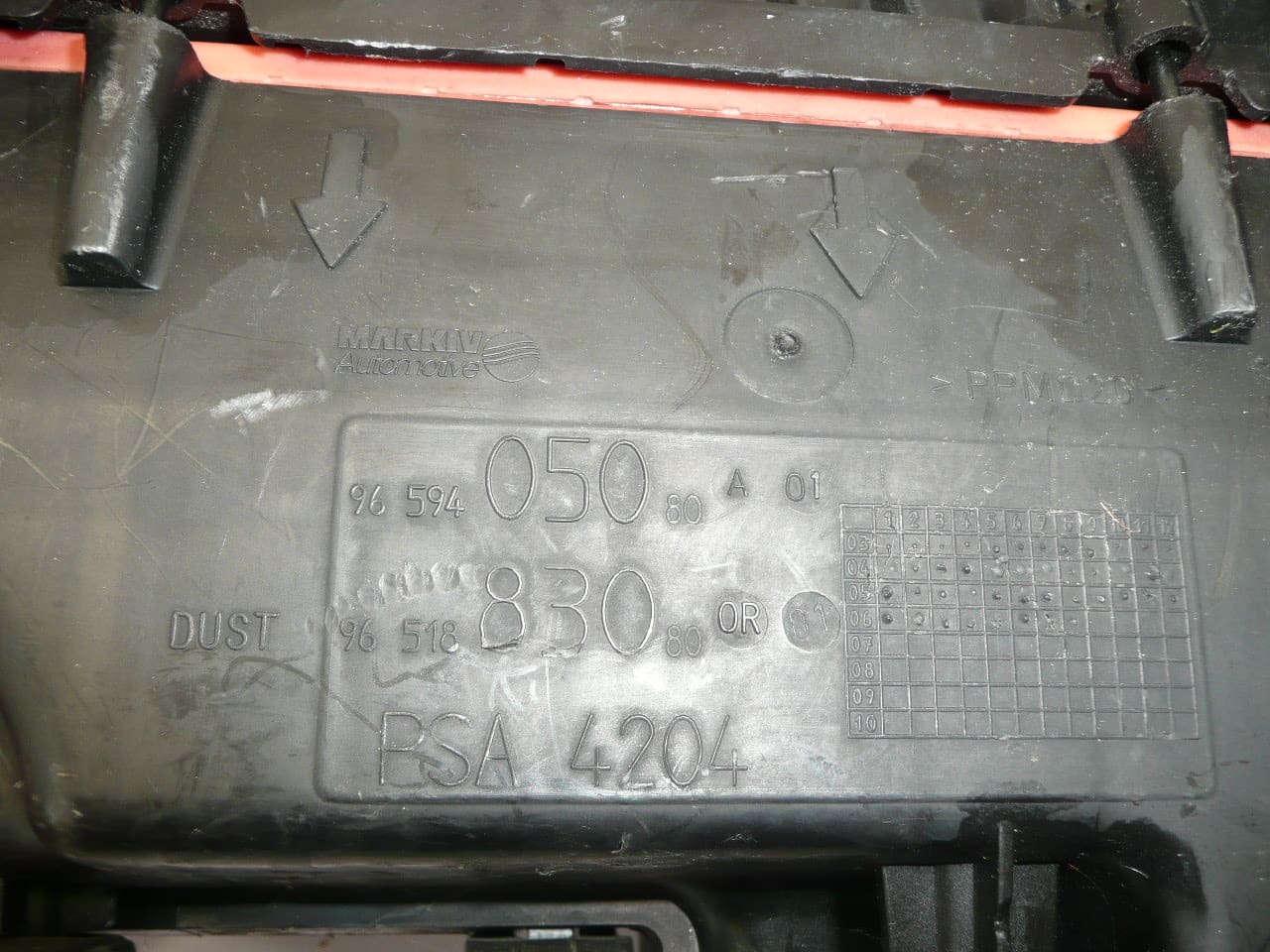 Boîtier de filtre pour Citroën/Peugeot 1.6 HDi 9685205580 9651883080 1420N9 – Image 2