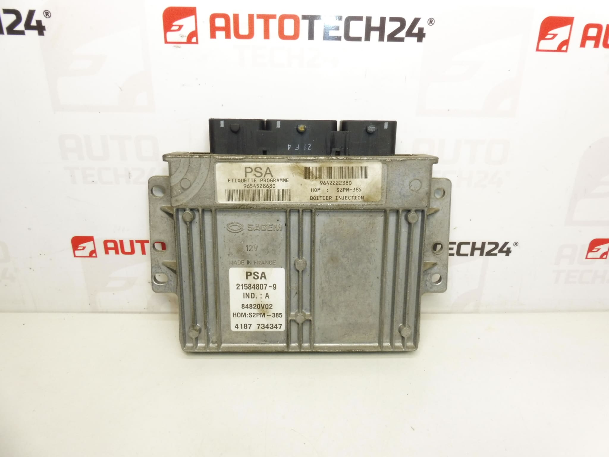 Calculateur Sagem S2PM-385 1.4i 9654528680 9642222380 1940KT