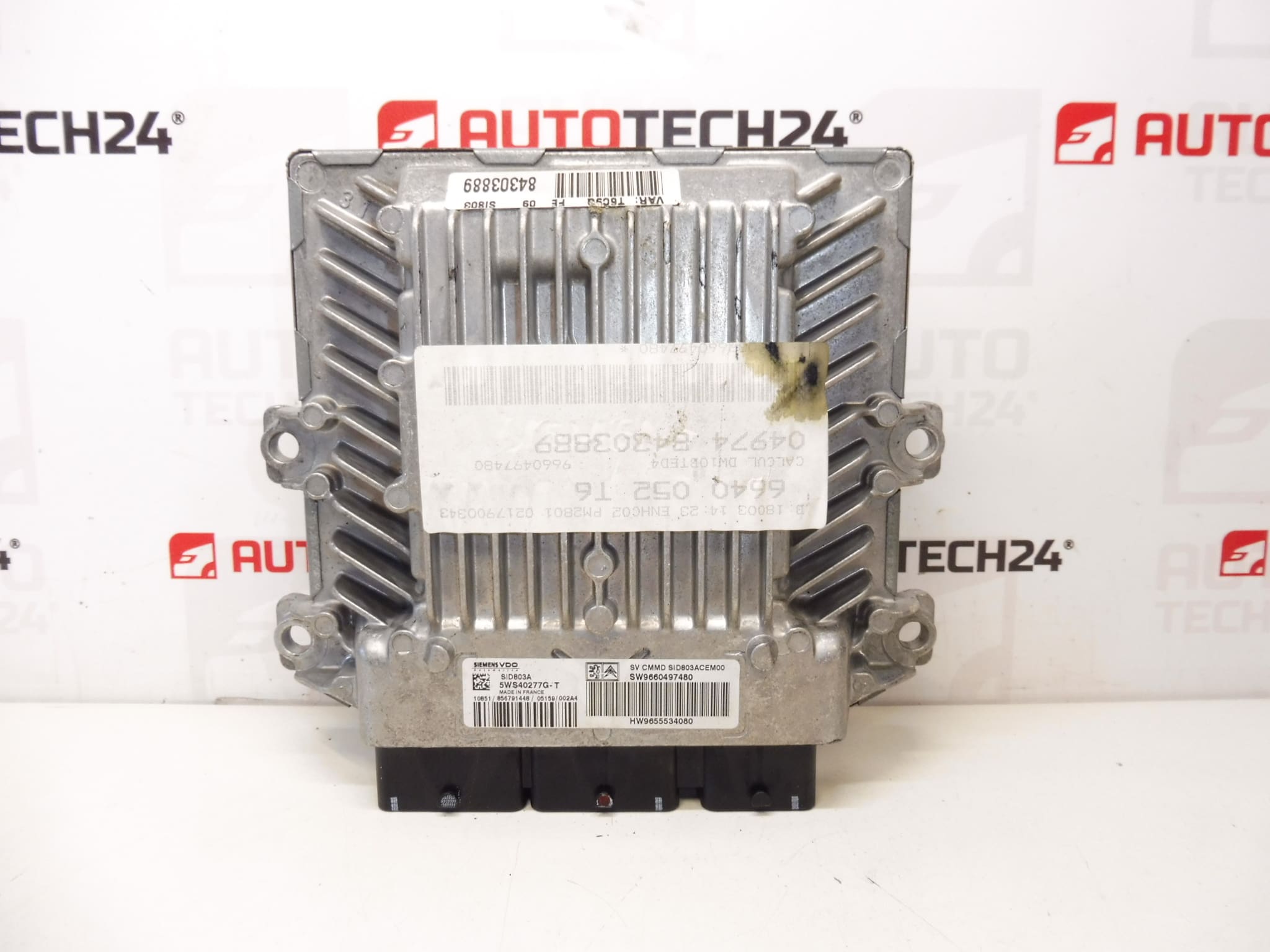 Calculateur Siemens 2.0 HDI 5WS40277G-T 9655534080 9660497480 19040ZA