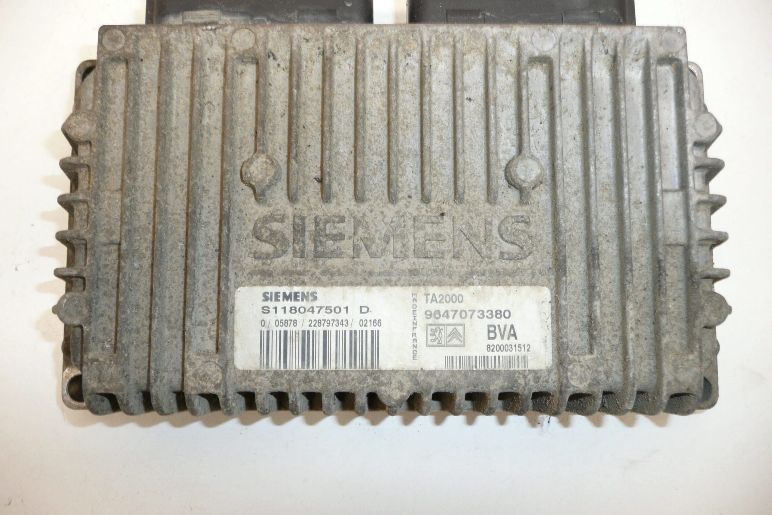 ECU SIEMENS TA200 Citroën XSARA 2.0 HDI 9647073380 S118047501 252983 2529TV – Image 2