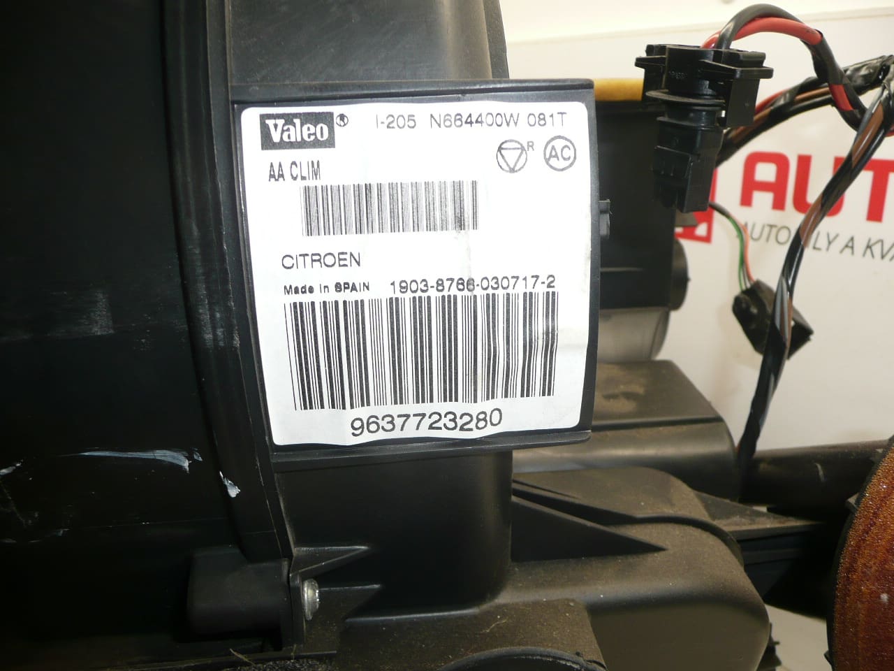 Agrégat de chauffage et de climatisation pour Citroën C2/C3 9637723380 6450KQ – Image 2