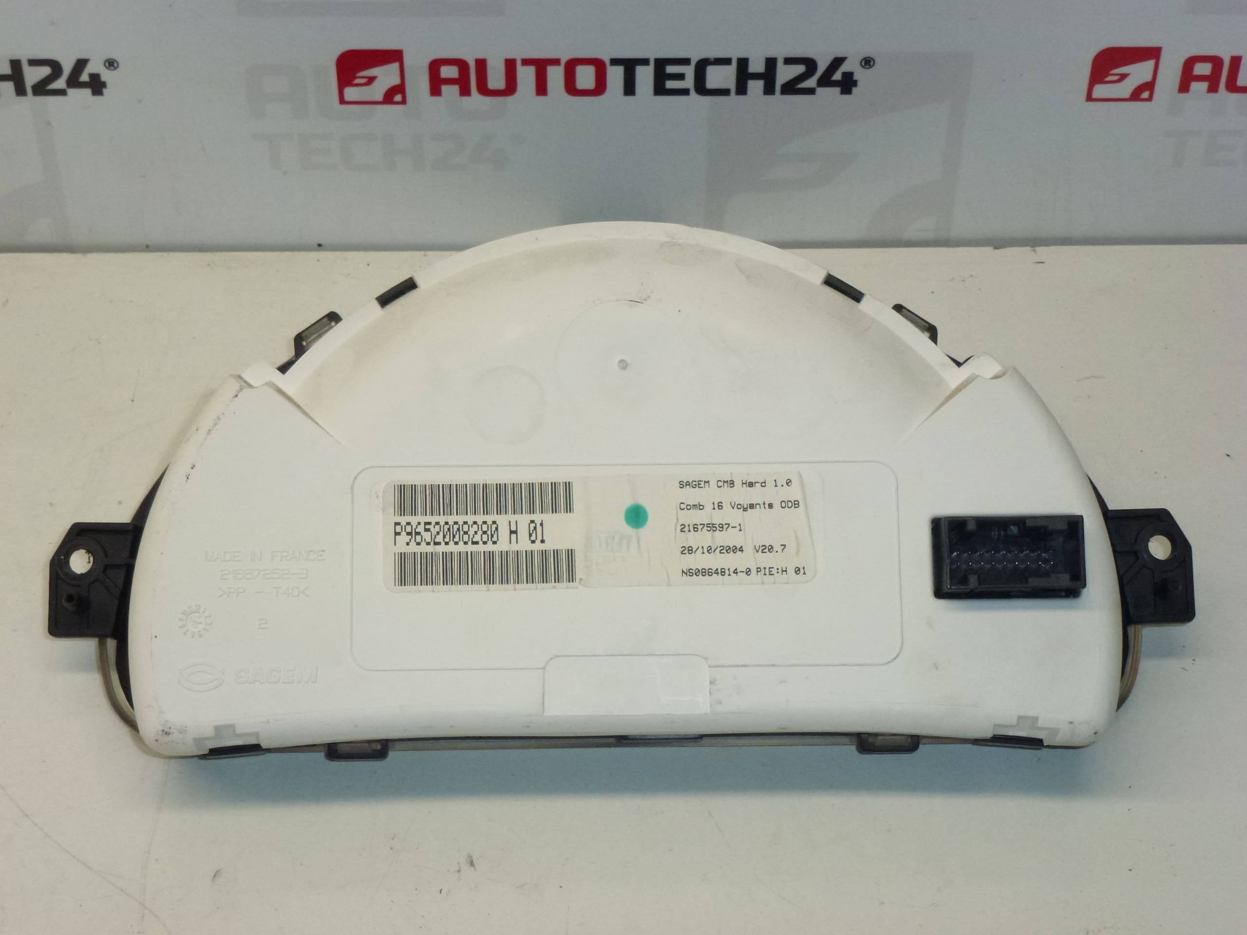 Compteur kilométrique Citroën C2 C3 189000 km 9652008280 6105EV – Image 2