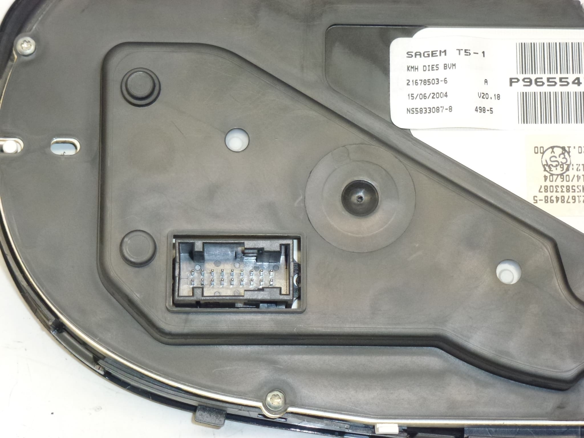 Compteur Peugeot 307 215 000 km 9655476580 G00 – Image 2