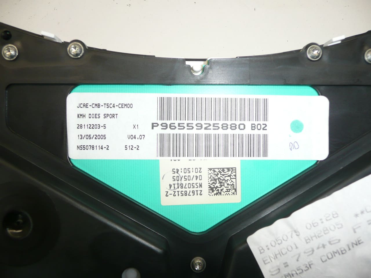 Compteur d'occasion Peugeot 307 II, 83 000 km, réf. 6106R9 – Image 2