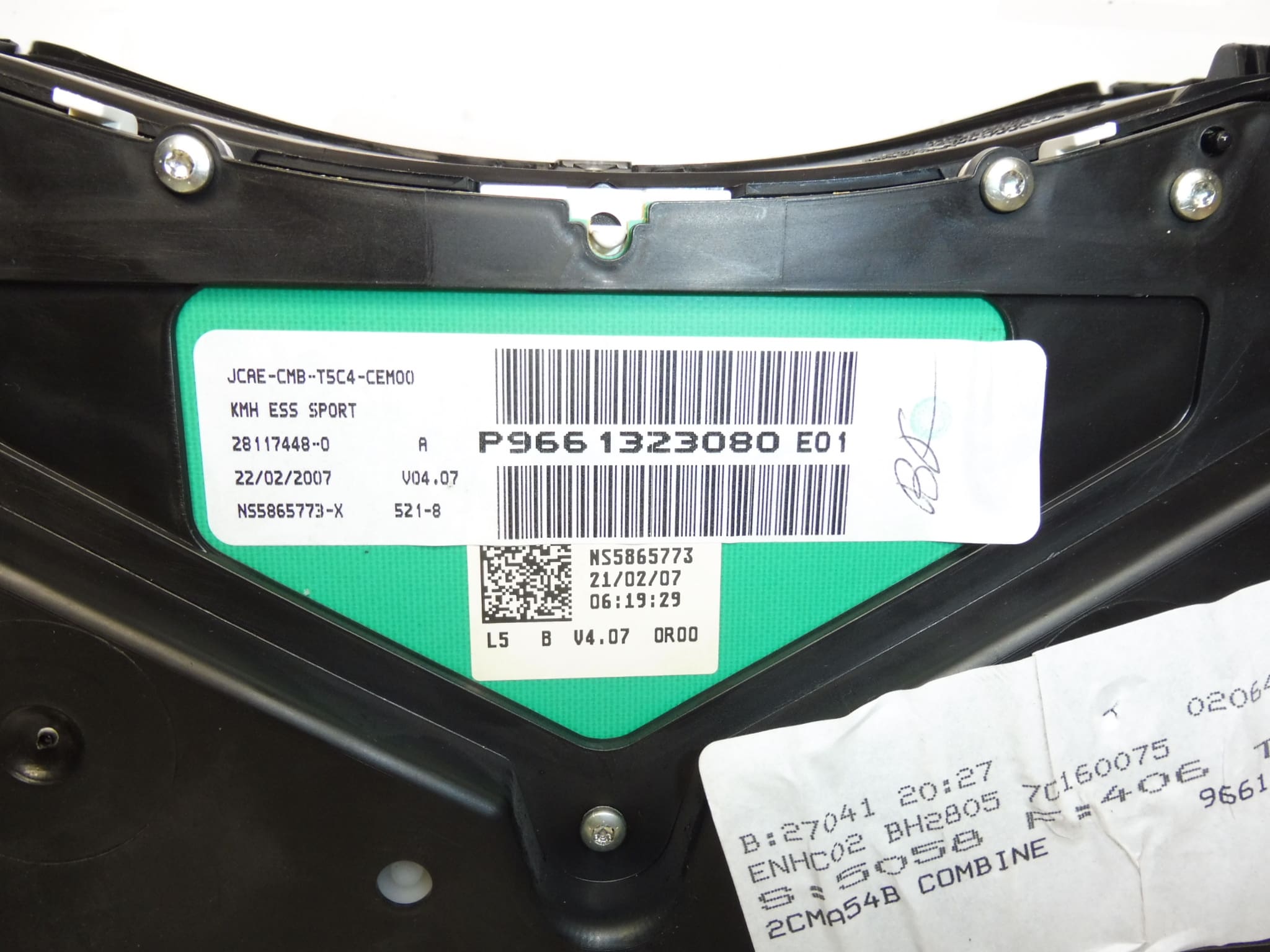 Compteur pour Peugeot 307 - 139 000 km - Réf. 9661323080 – Image 2