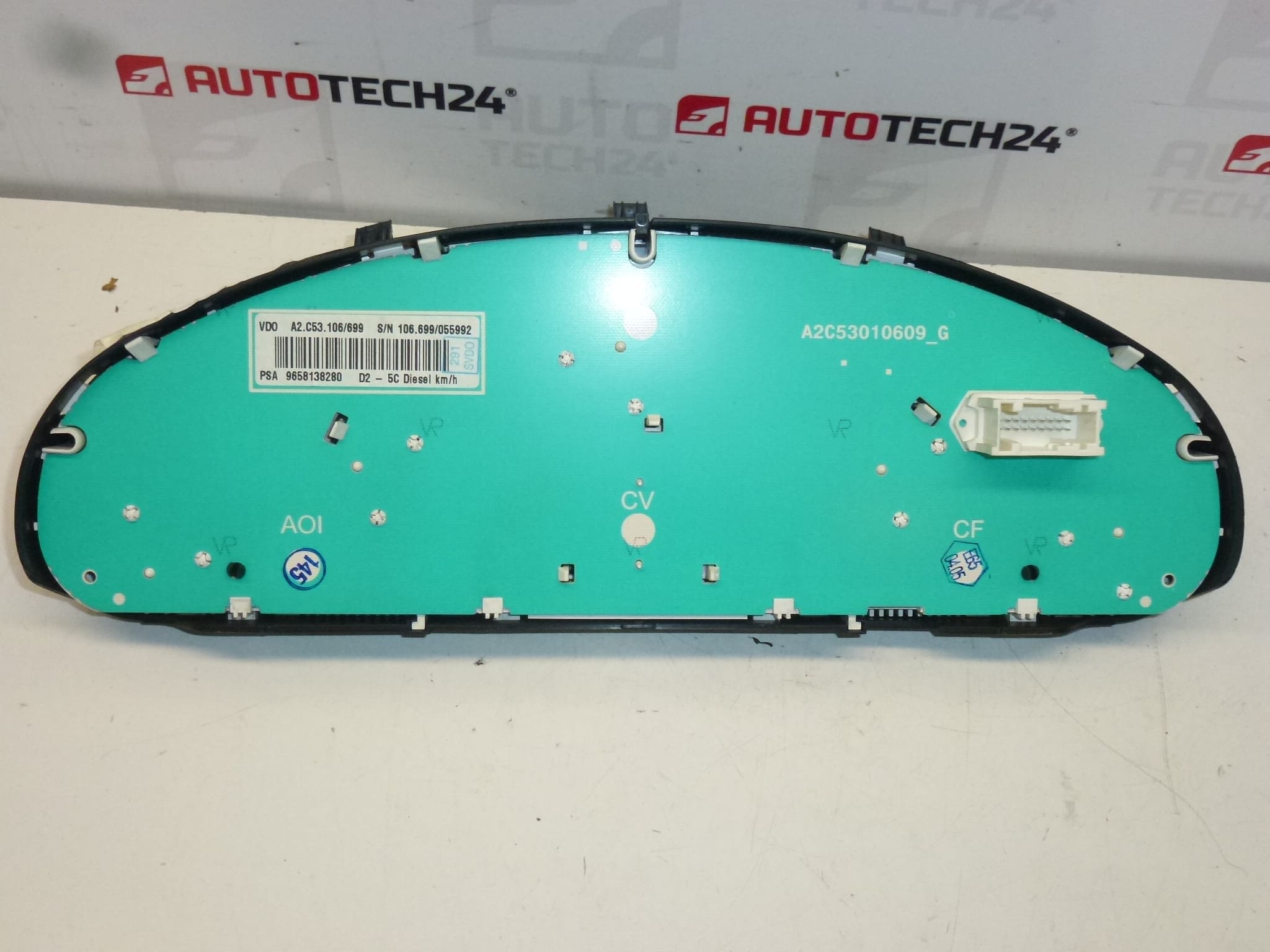 Tachymètre de Peugeot 407 289 000 km 9658138280 – Image 2