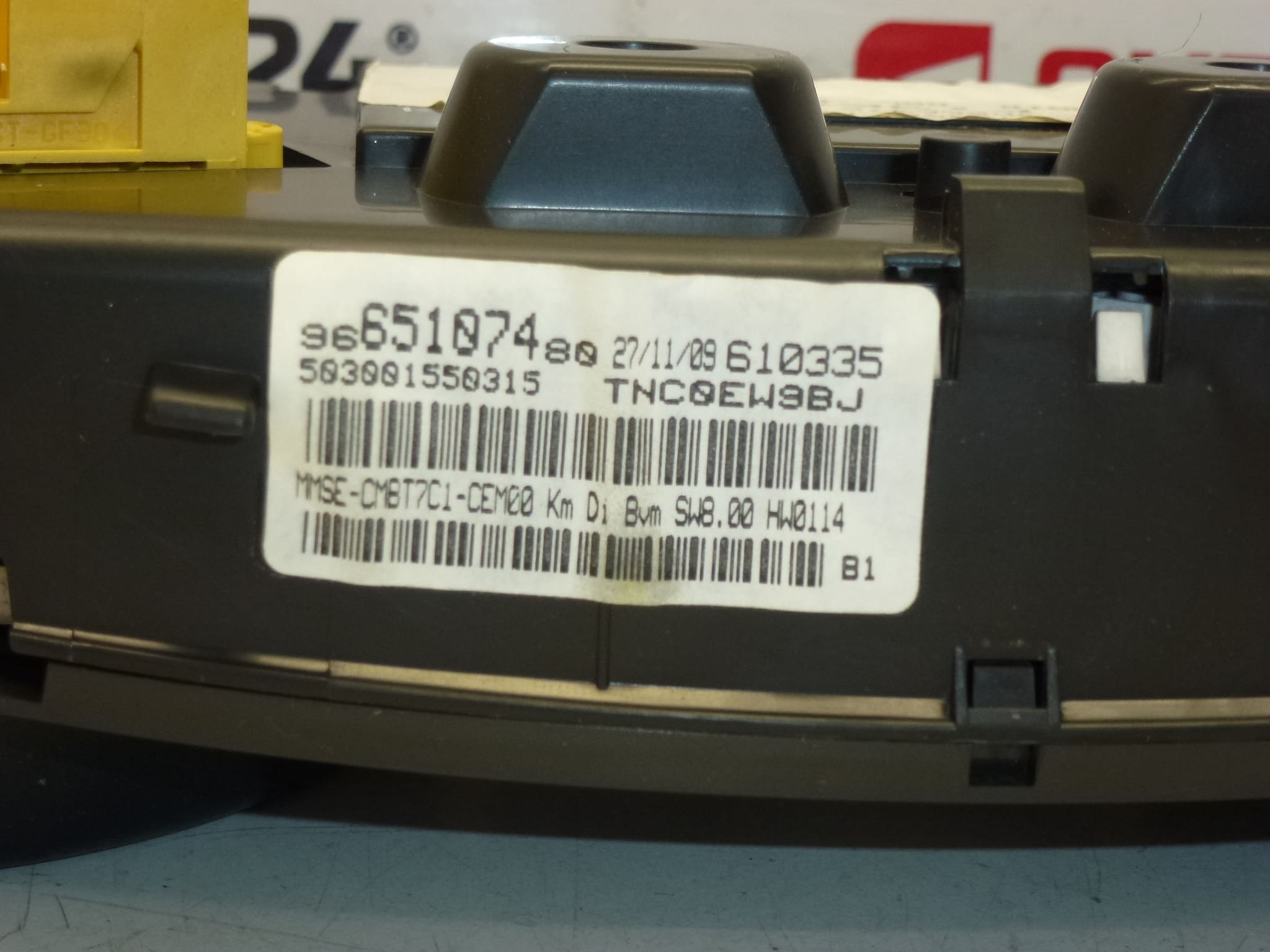 Combiné d'instruments d'occasion avec compteur kilométrique 176 000 km pour Peugeot 308 9665107480 6103HS – Image 2