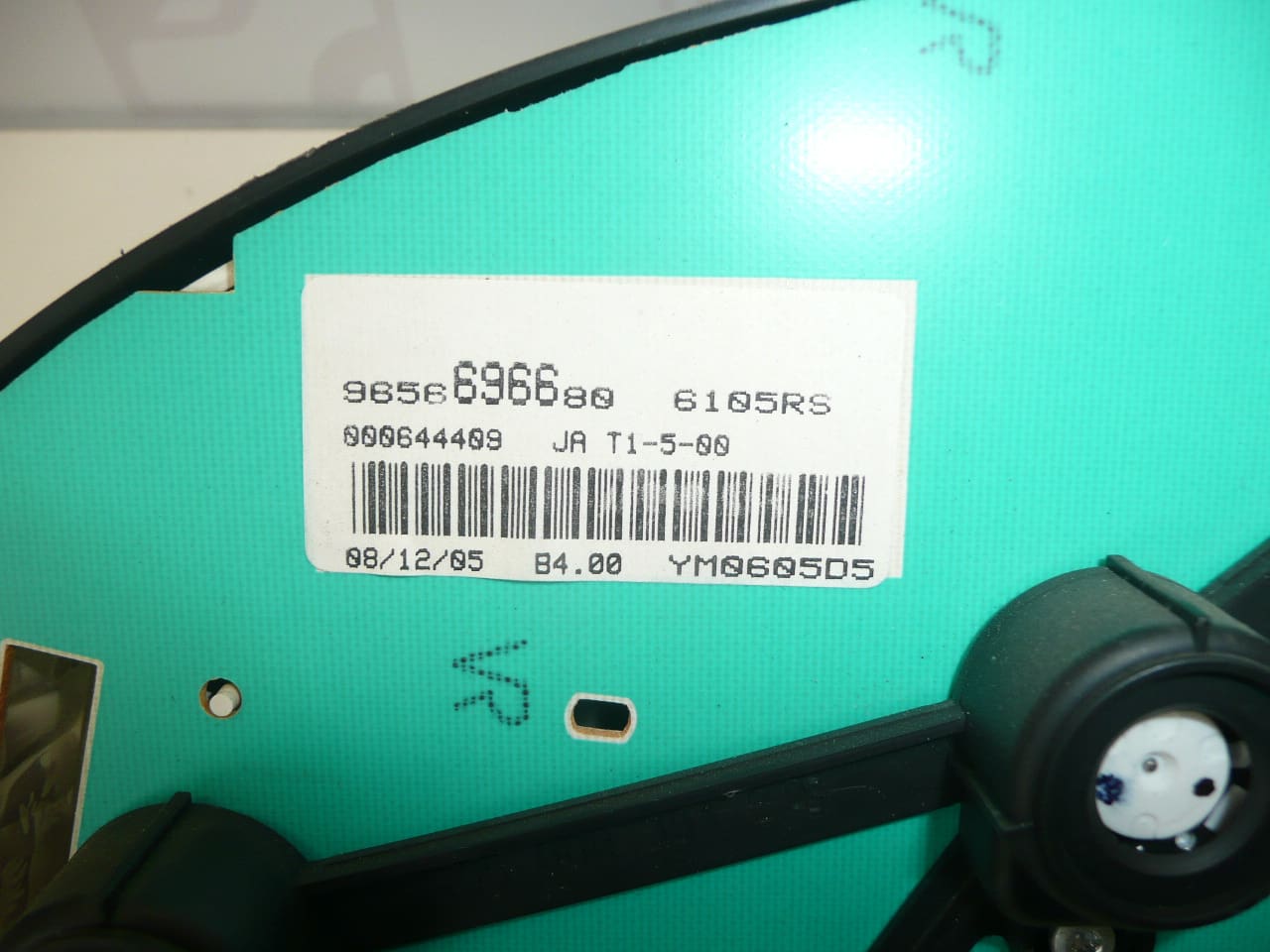 Compteur de vitesse pour Peugeot 206 - réf. 9656696680 - 146 415 km – Image 2