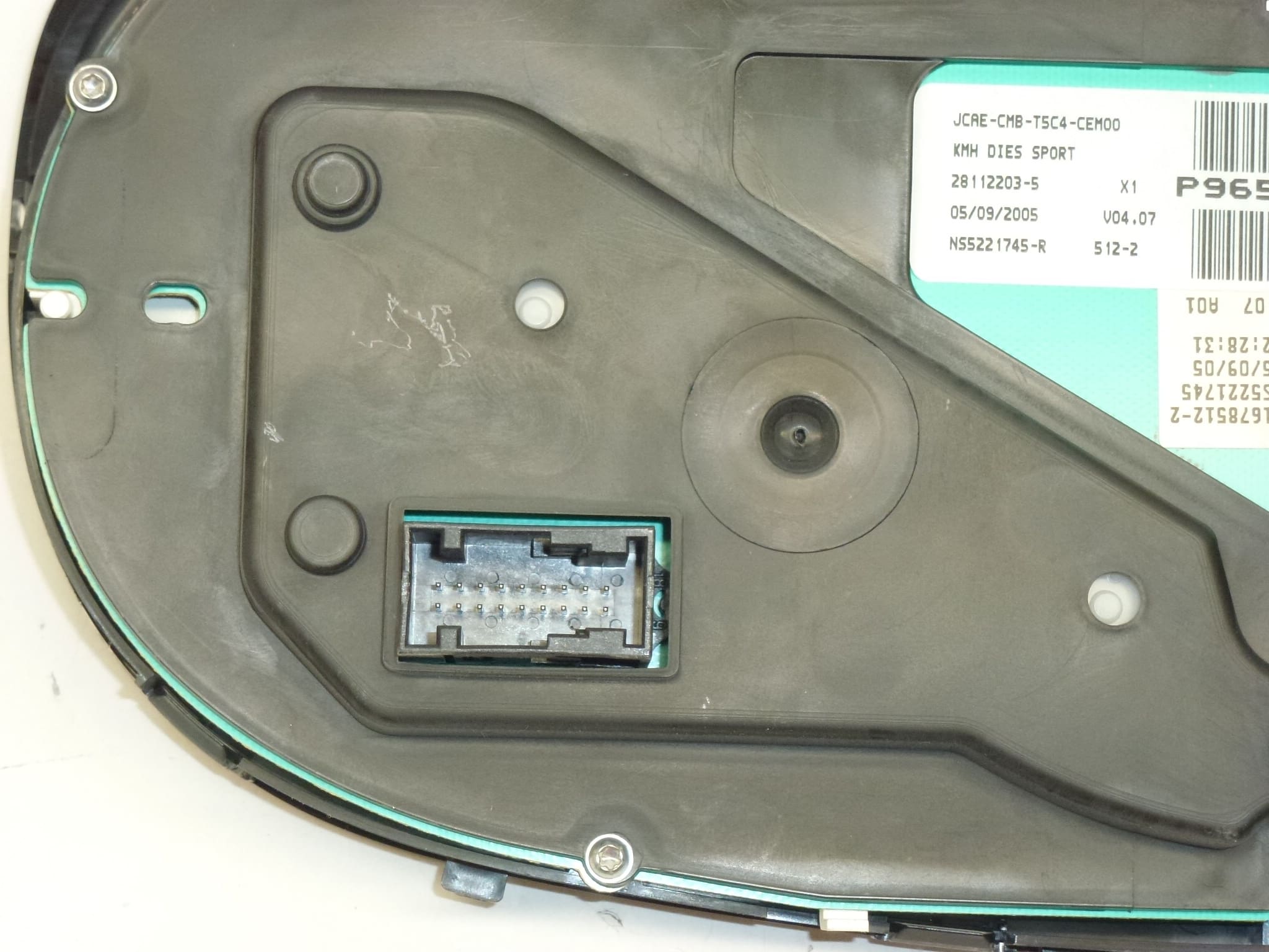 Compteur de vitesse Peugeot 307 II 221000 km 9655925880 6106R8 6103K5 – Image 2