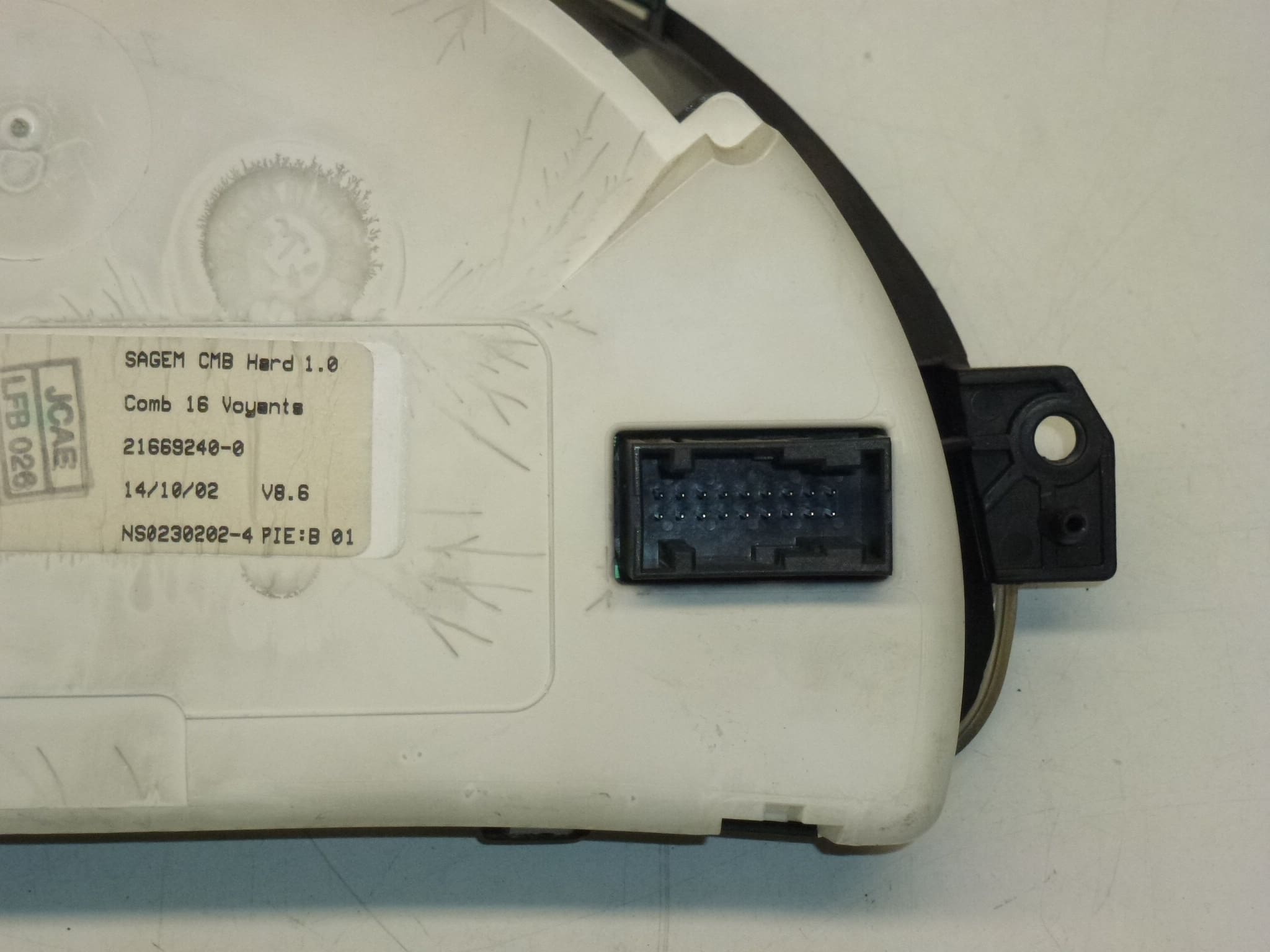 Compteur Sagem pour Citroën C2 C3, kilométrage 206 000 km, réf. 9645994280 – Image 2