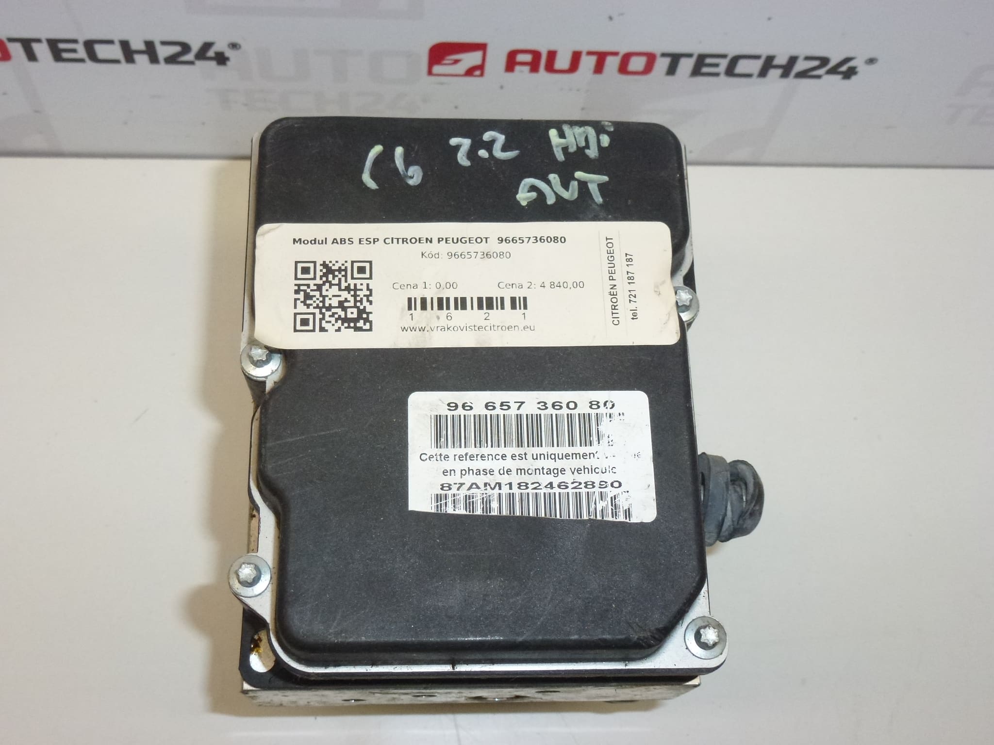 Module ABS/ESP Citroën C6 2.2 HDi 9665736080 0265950659 0265235273 9662005180 – Image 2