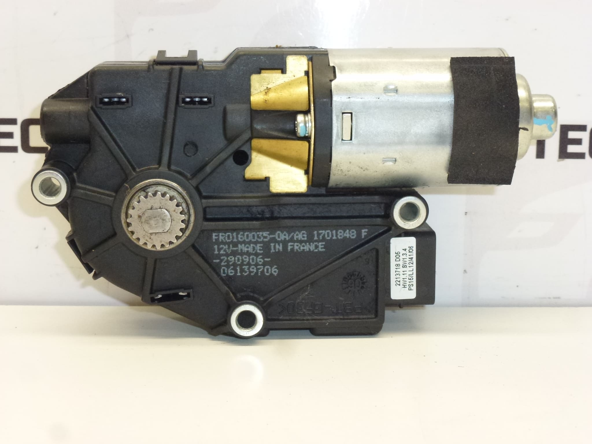Moteur électrique de toit ouvrant pour Citroën et Peugeot 96589697BJ 1701848 2213718 8401SE – Image 2