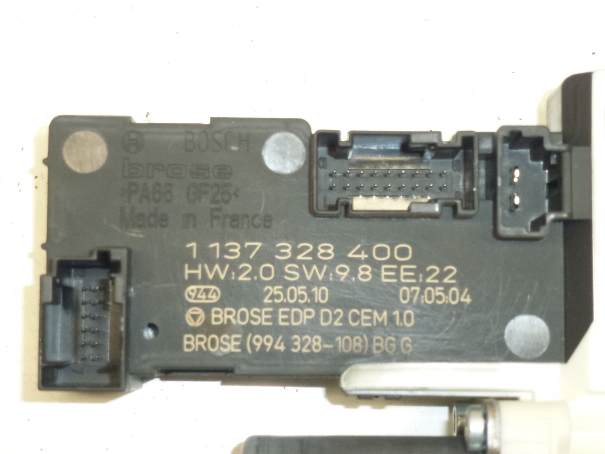 Moteur De Lève-Vitre Avant Gauche Peugeot 407 9663036480 9221Z0 – Image 2