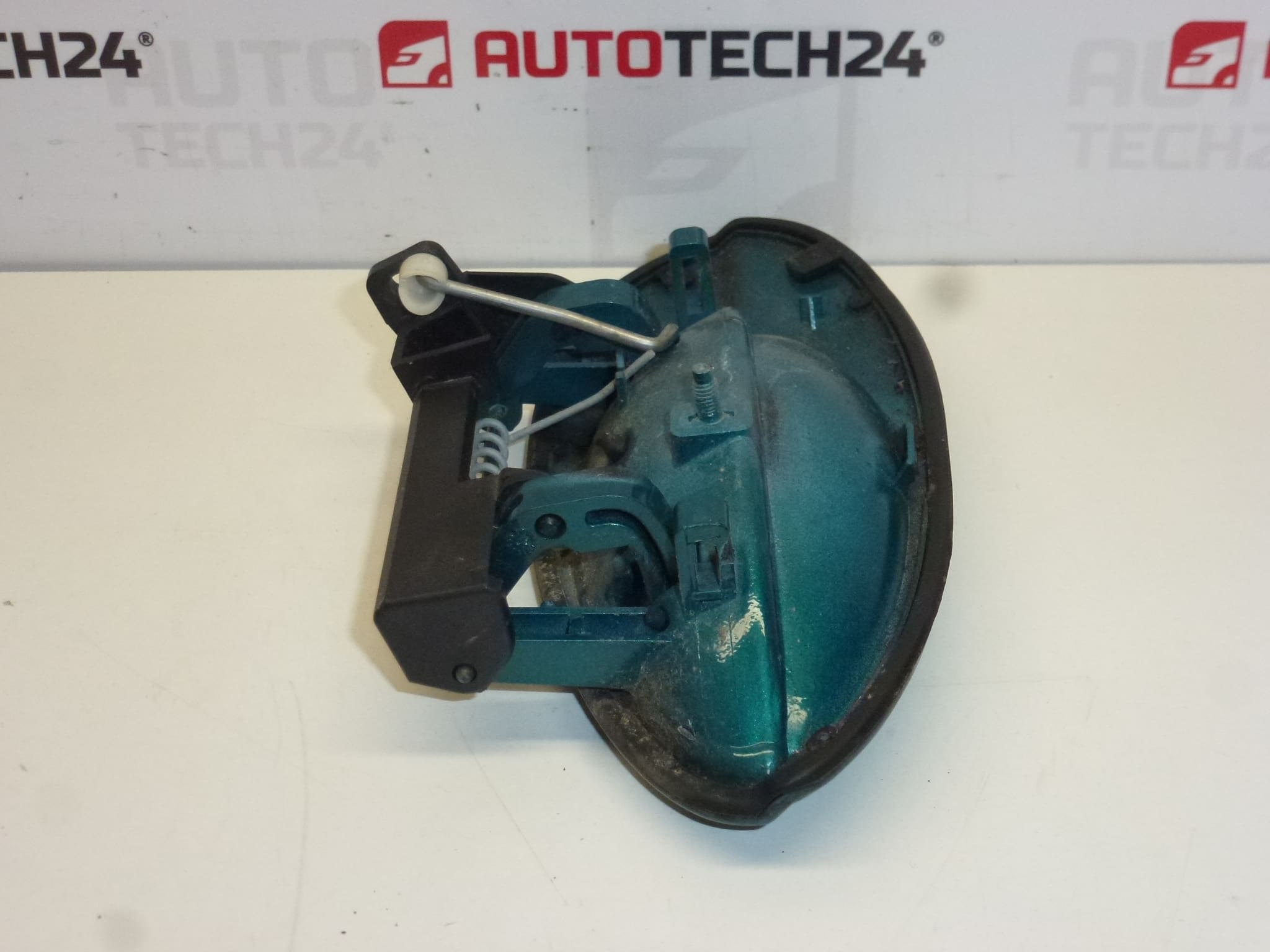 Poignée de porte arrière droite pour Citroën C5 I et II 9631830977 9644270177 vert métallisé – Image 2