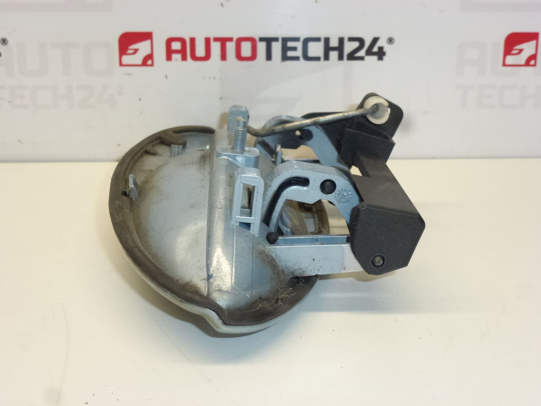 Poignée de porte arrière gauche pour Citroën C5 I et II 9631831077 9101S7 bleu clair métallisé – Image 2