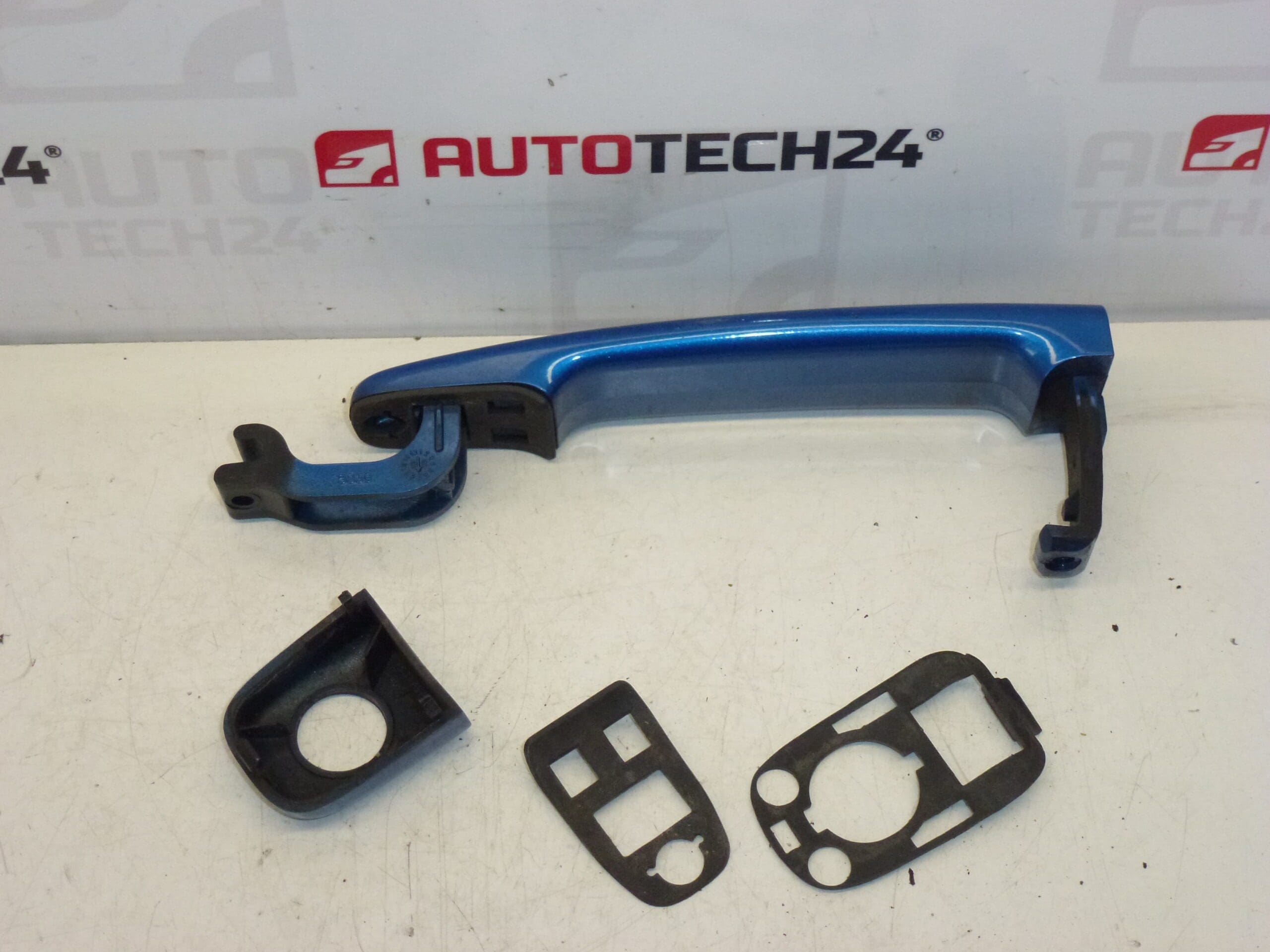 Poignée de porte Citroën Peugeot bleue KMFD 9101W9 – Image 2
