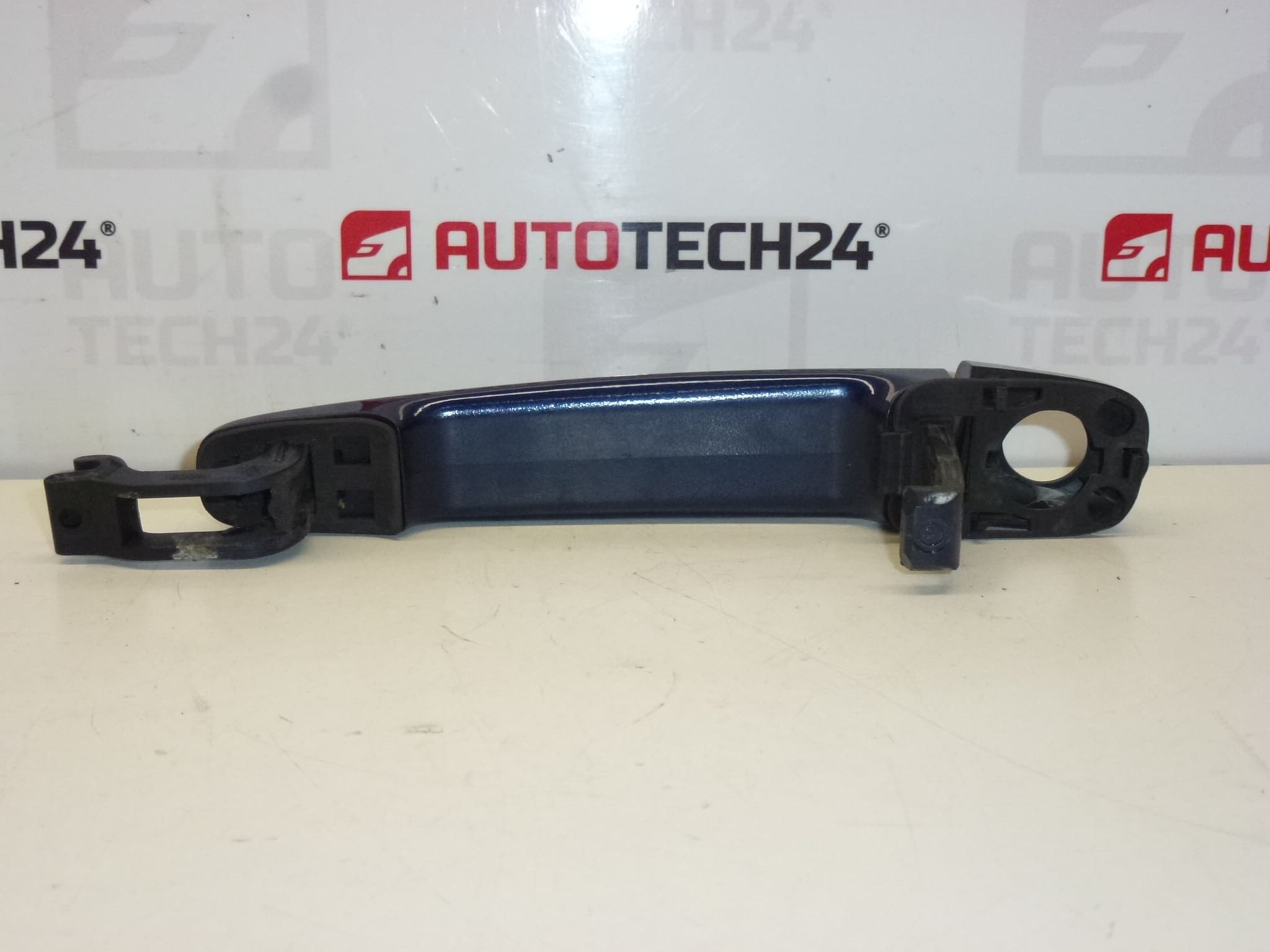 Poignée de porte conducteur pour Citroën et Peugeot bleue EGE 9101W9 – Image 2
