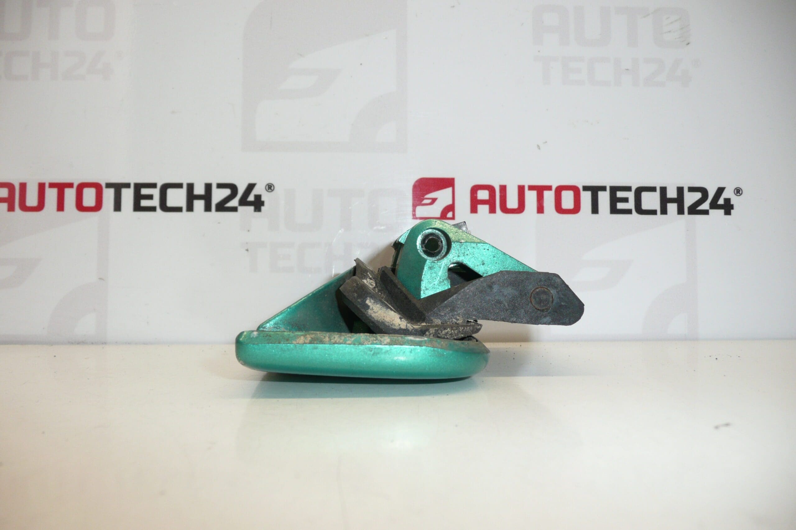 Poignée de porte droite Citroën Berlingo verte 9101H7 – Image 2