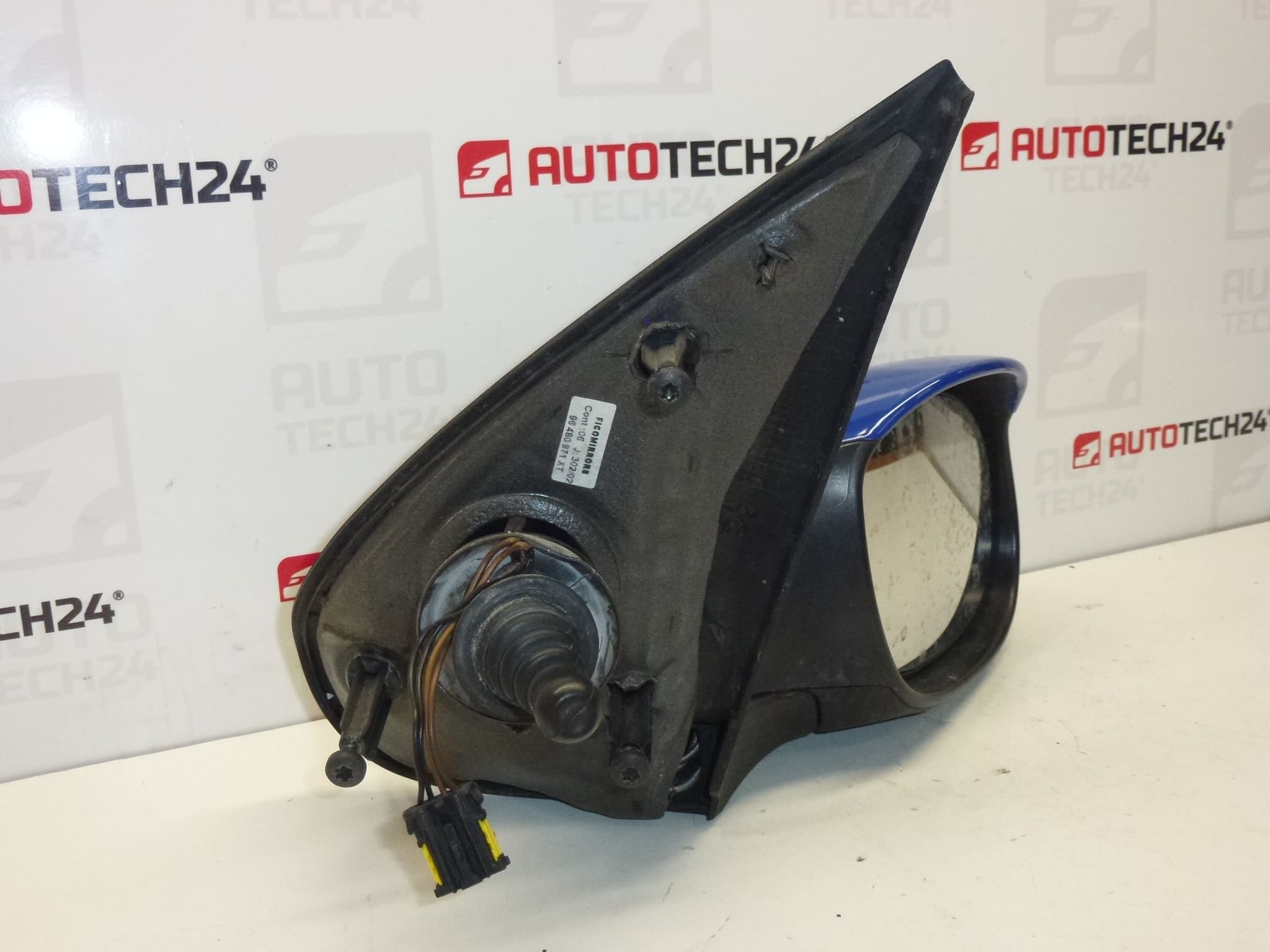 Rétroviseur droit bleu pour Peugeot 206 96480971XT 8149KC – Image 2