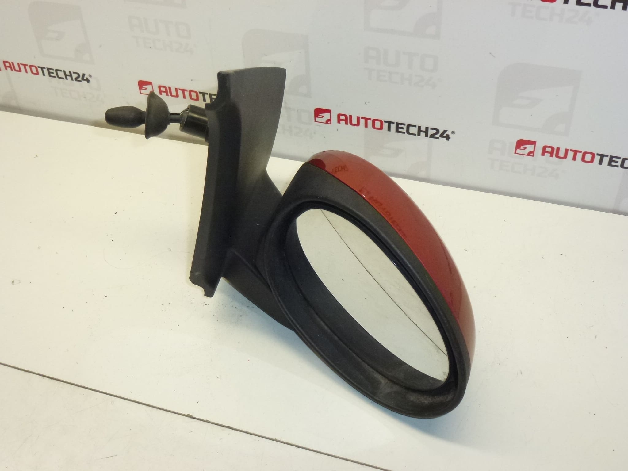 Rétroviseur droit orange métallisé pour Citroën C1 / Peugeot 107 - 87910-0H010, 87910-0H011 – Image 2