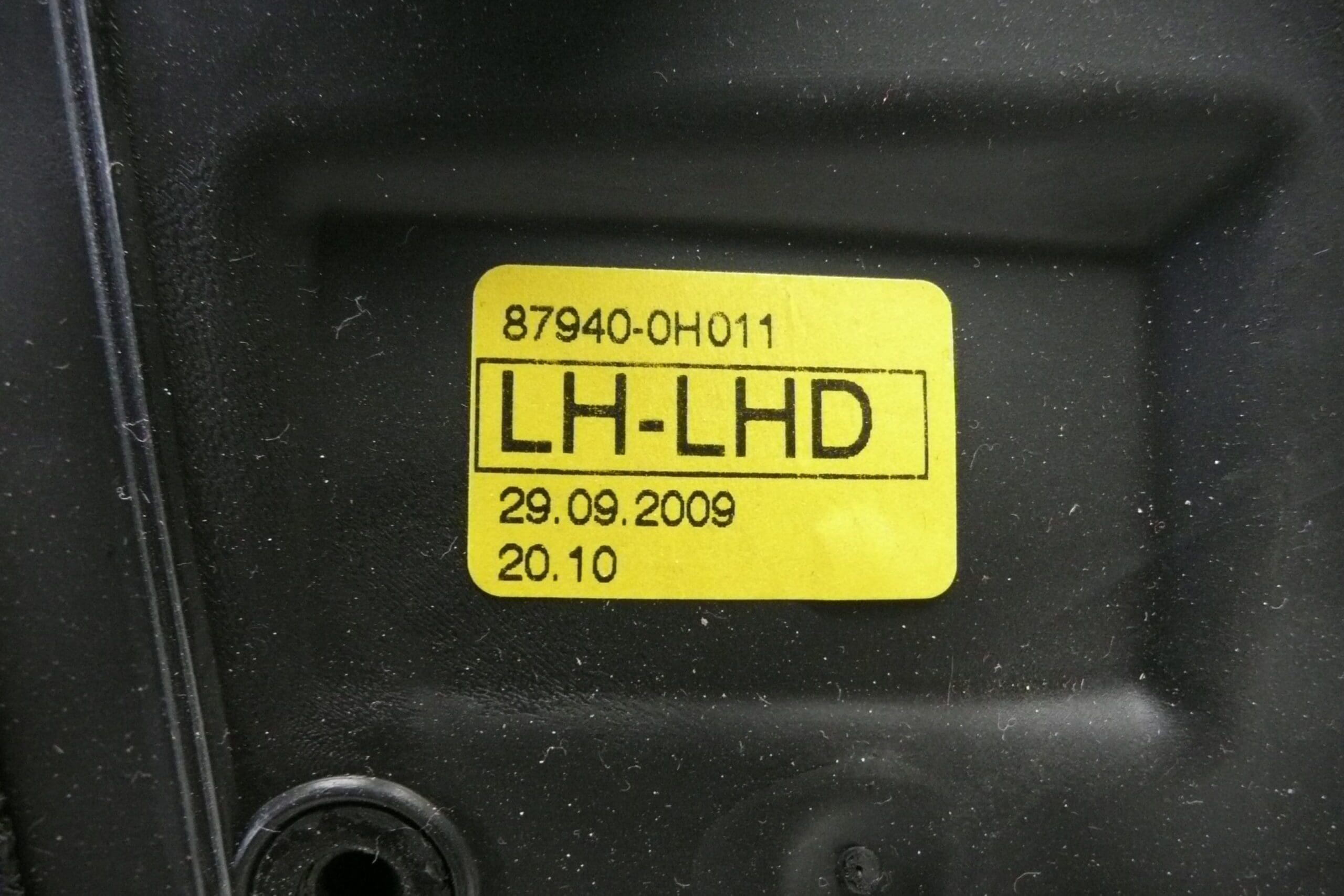 Rétroviseur gauche blanc pour Citroën C1 et Peugeot 107 87940-0H010, 87940-0H011 – Image 2