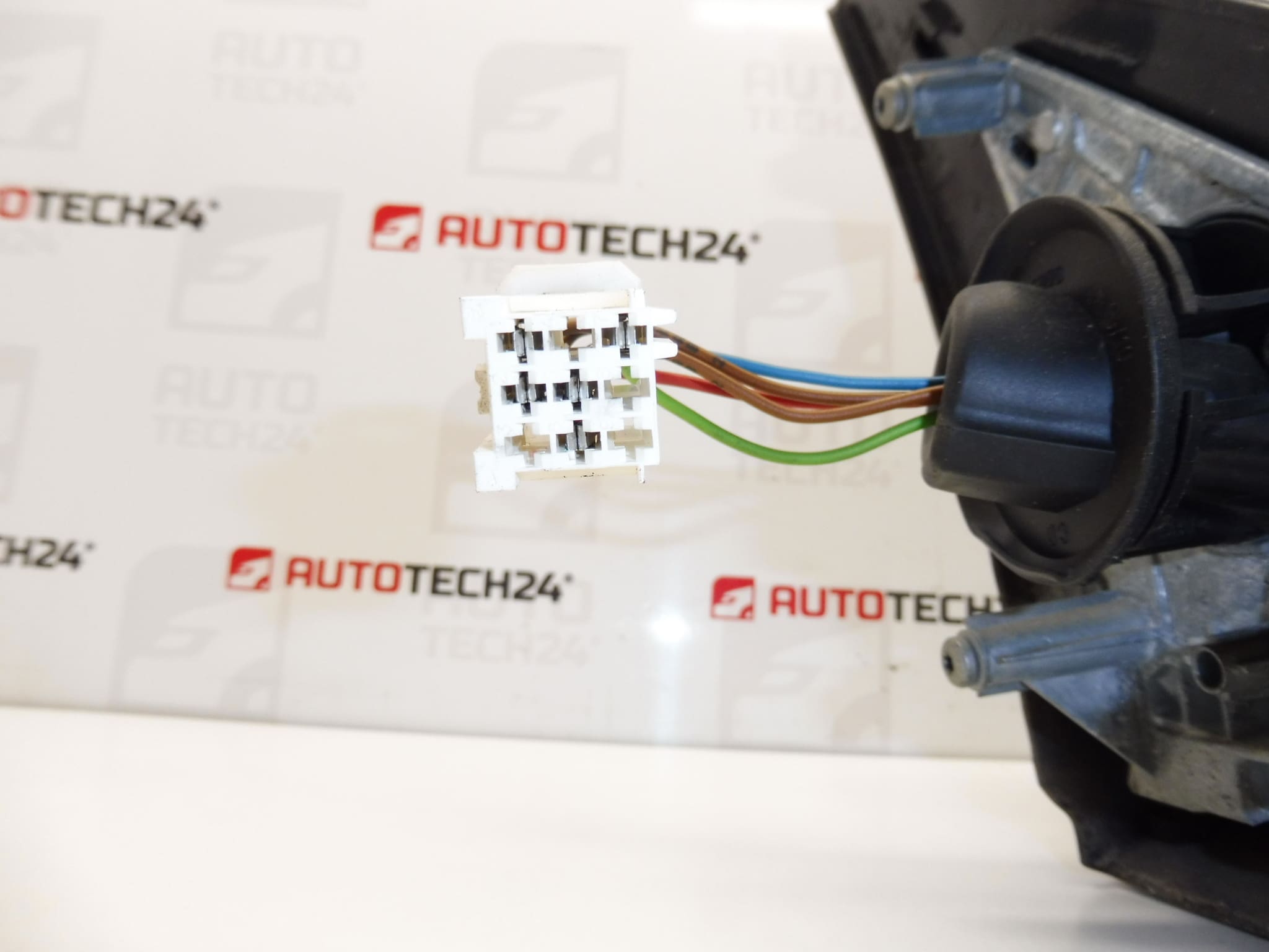 Rétroviseur extérieur gauche bleu EGE pour Peugeot 206 - 8153KQ – Image 2