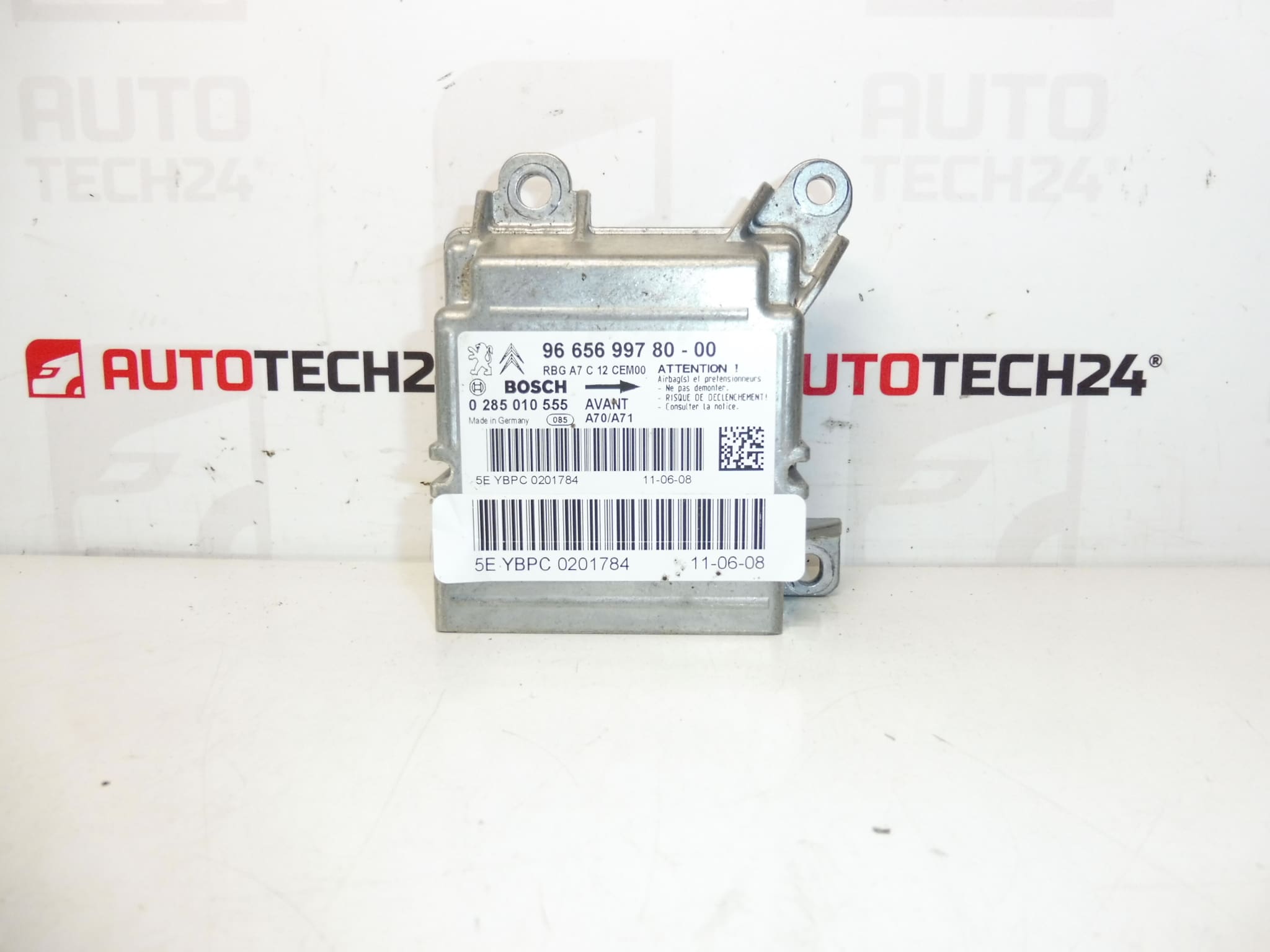 Unité airbag Bosch Peugeot 207 9665699780 0285010555 6546K0