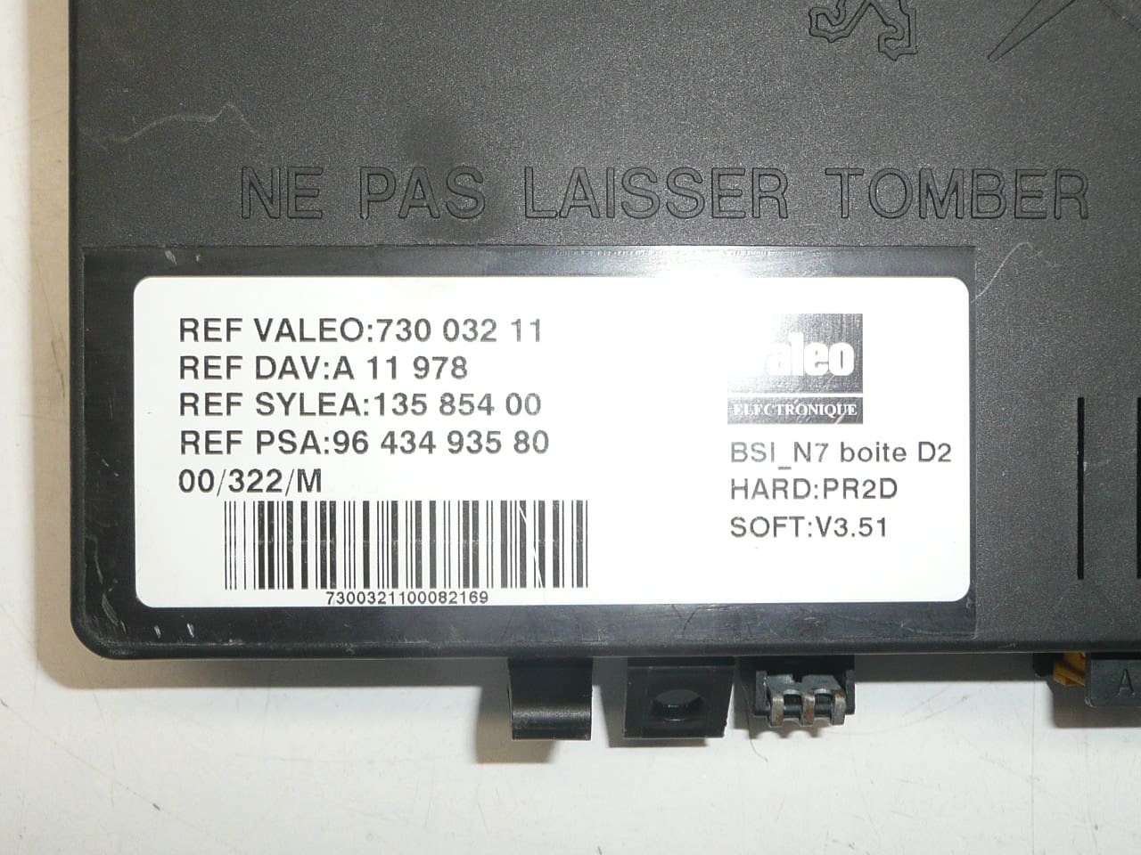 Module BSI N7 boîtier D2 Valeo pour Citroën Xsara II 9643493480 73003111 – Image 2