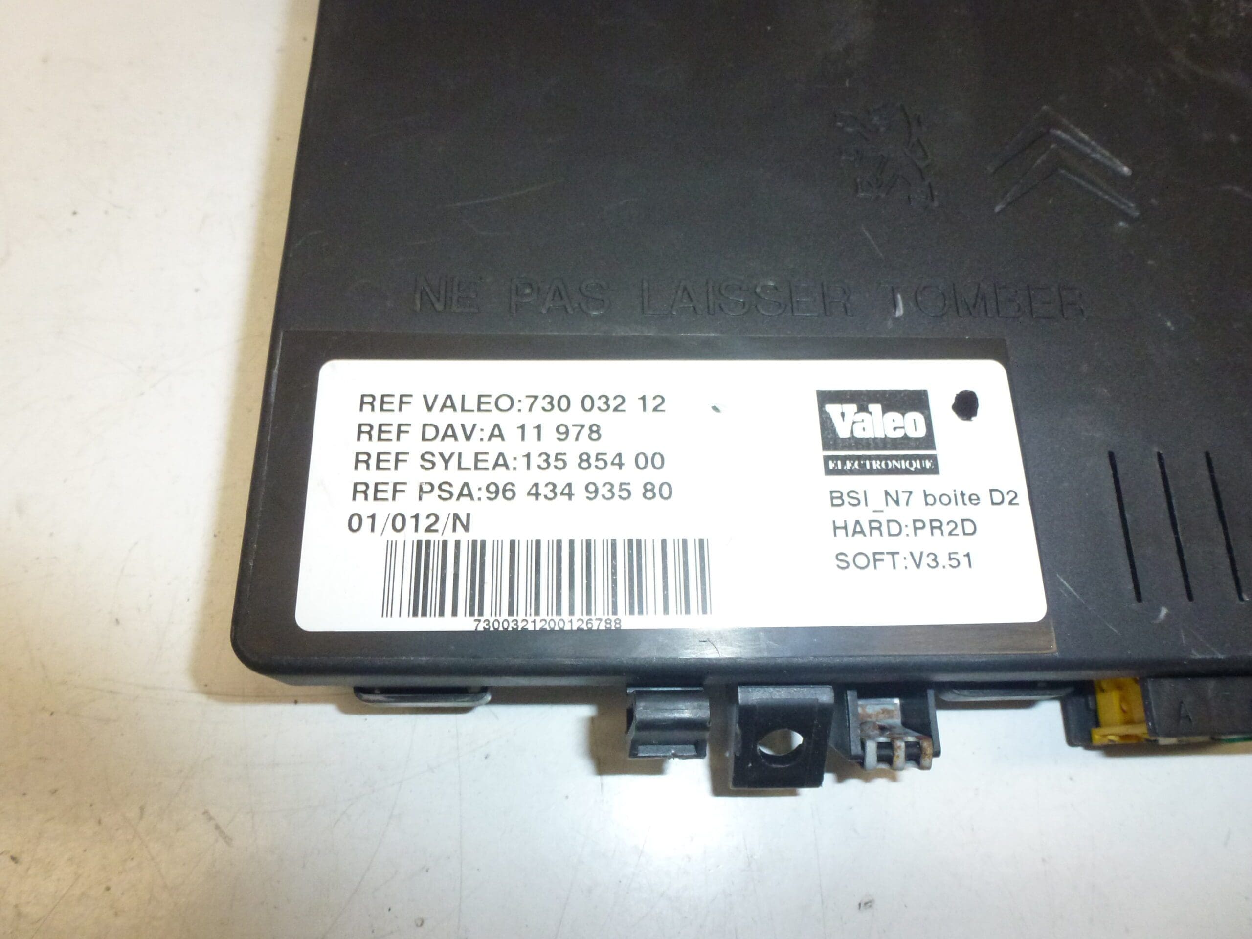 Valeo Boîtier BSI N7 D2 pour Citroën Xsara II 9643493580 73003212 – Image 2