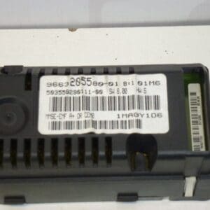 Afficheur radio calculateur Peugeot 207 9663205580 6593F5