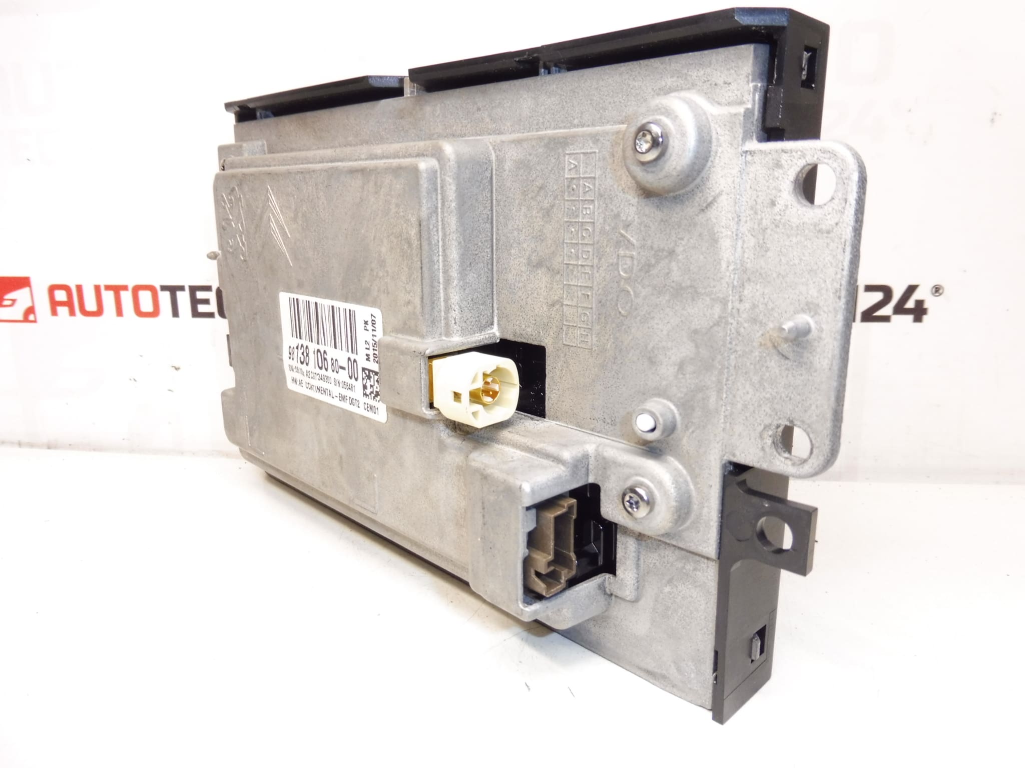 Afficheur multifonctions radio/ordinateur de bord Citroën C4 II 9813810680 – Image 2