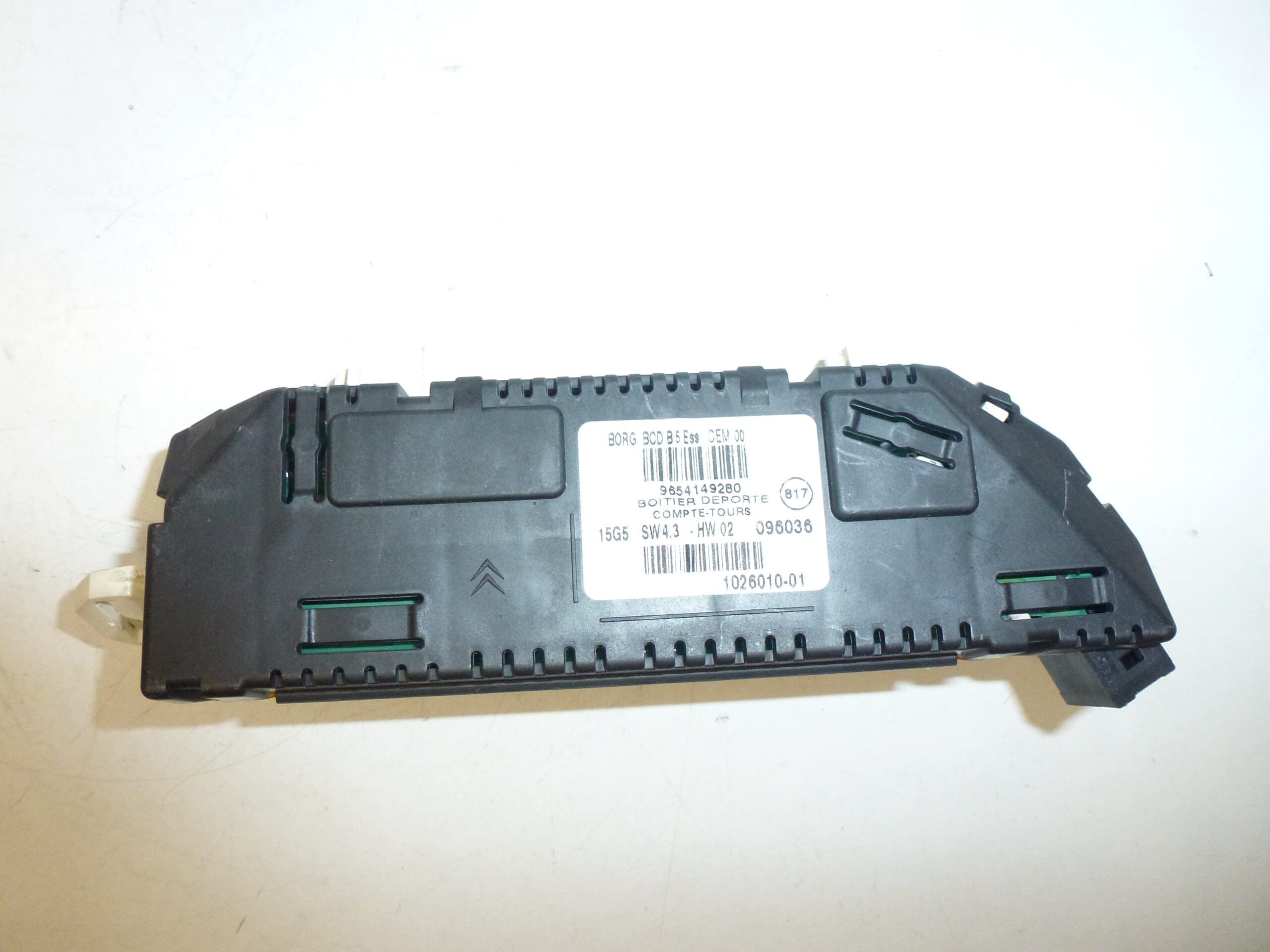 Affichage du tachymètre Citroën C4 9662225980 6106E0