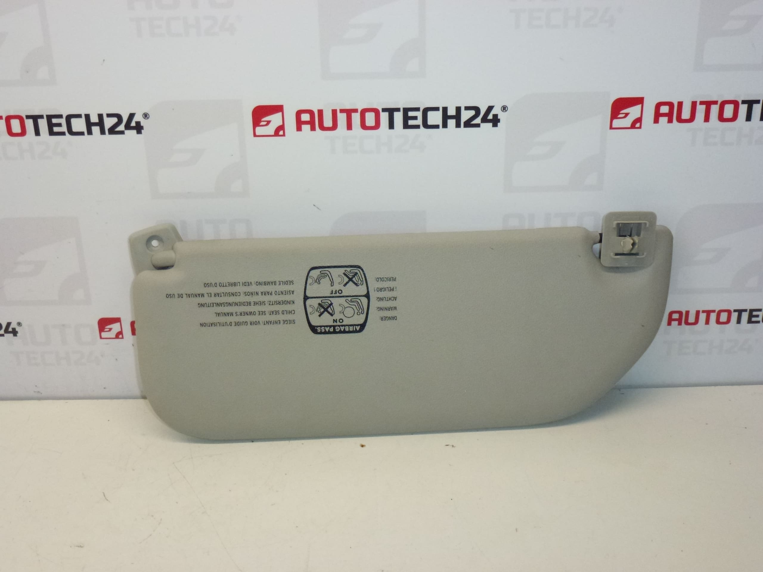 Pare-soleil passager avec éclairage pour Citroën C2/C3 - 8143GS – Image 2