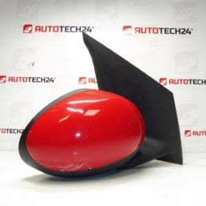 Rétroviseur droit rouge Citroën C1 Peugeot 107 87910-0H010 87910-0H011