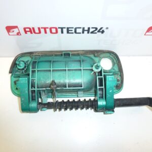 Poignée de couvercle Citroën Berlingo vert 9621858877