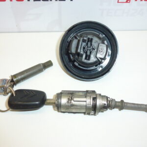 Coffret serrure Citroën C2 C3 3 clés 4162FP