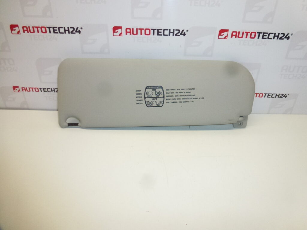 Pare-soleil Citroën C8 Peugeot 807, éclairage - droit 8143GN