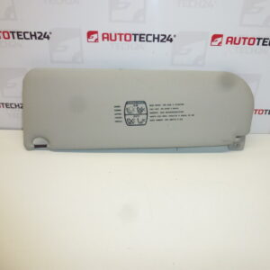 Pare-soleil Citroën C8 Peugeot 807, éclairage - droit 8143GN