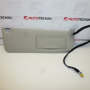 Pare-soleil Citroën C8 Peugeot 807, éclairage - droit 8143GN