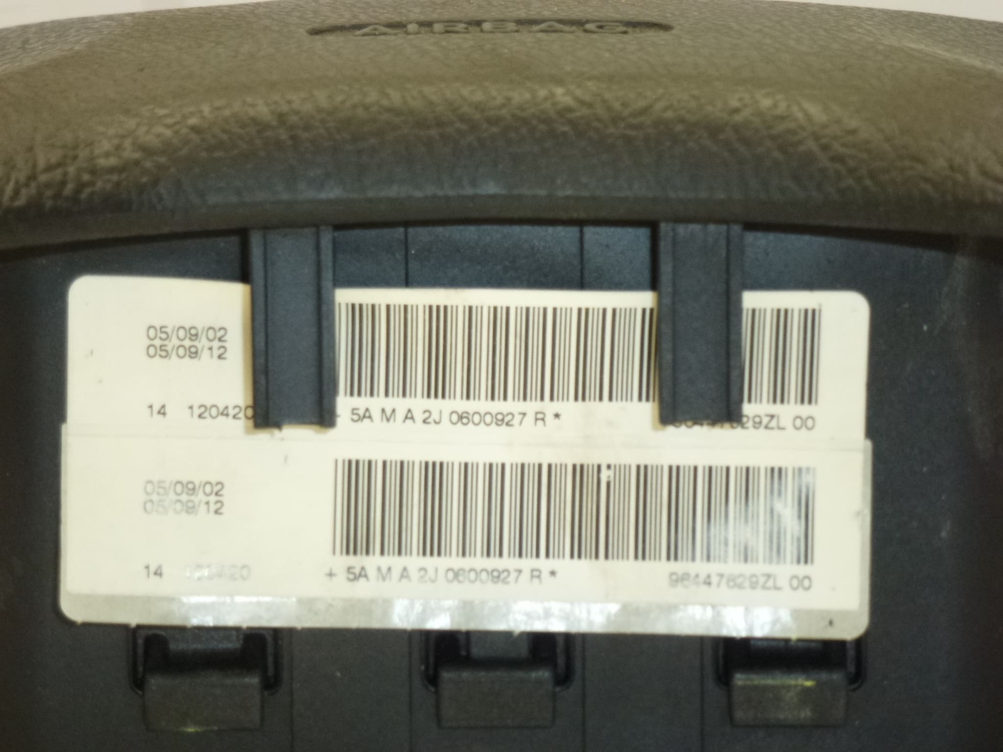 Airbag de volant Citroën Xsara Picasso 96447629ZL 4112FN – Image 2