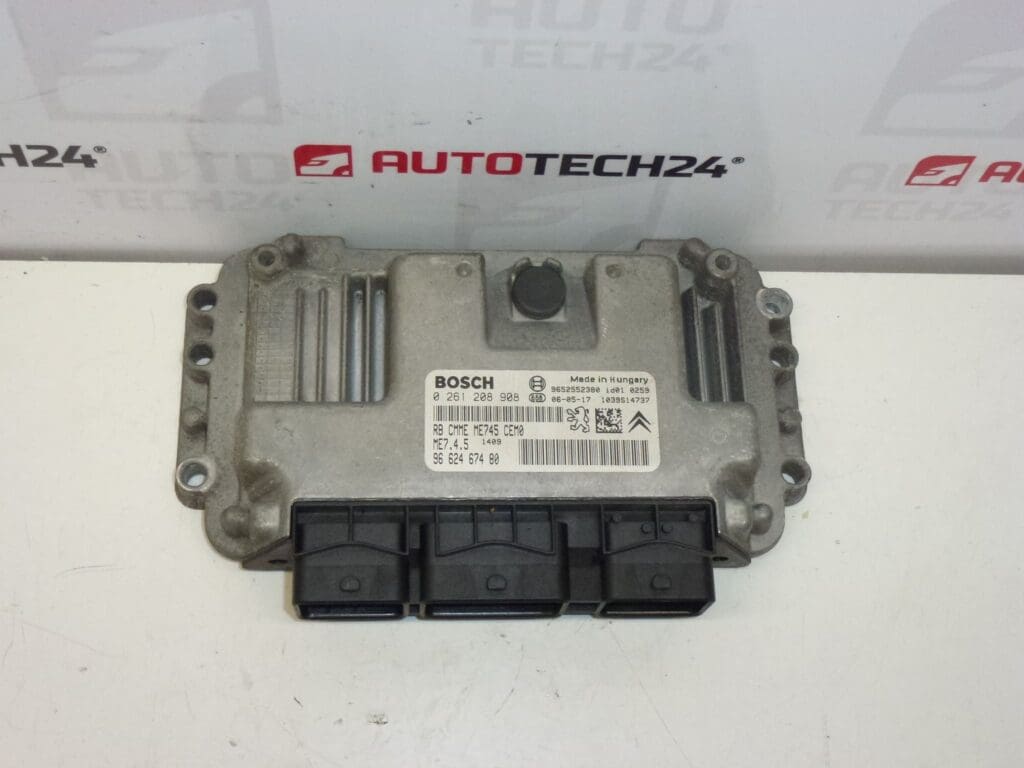 Calculateur Bosch ME7.4.5 0261208908 9662467480 9652552380