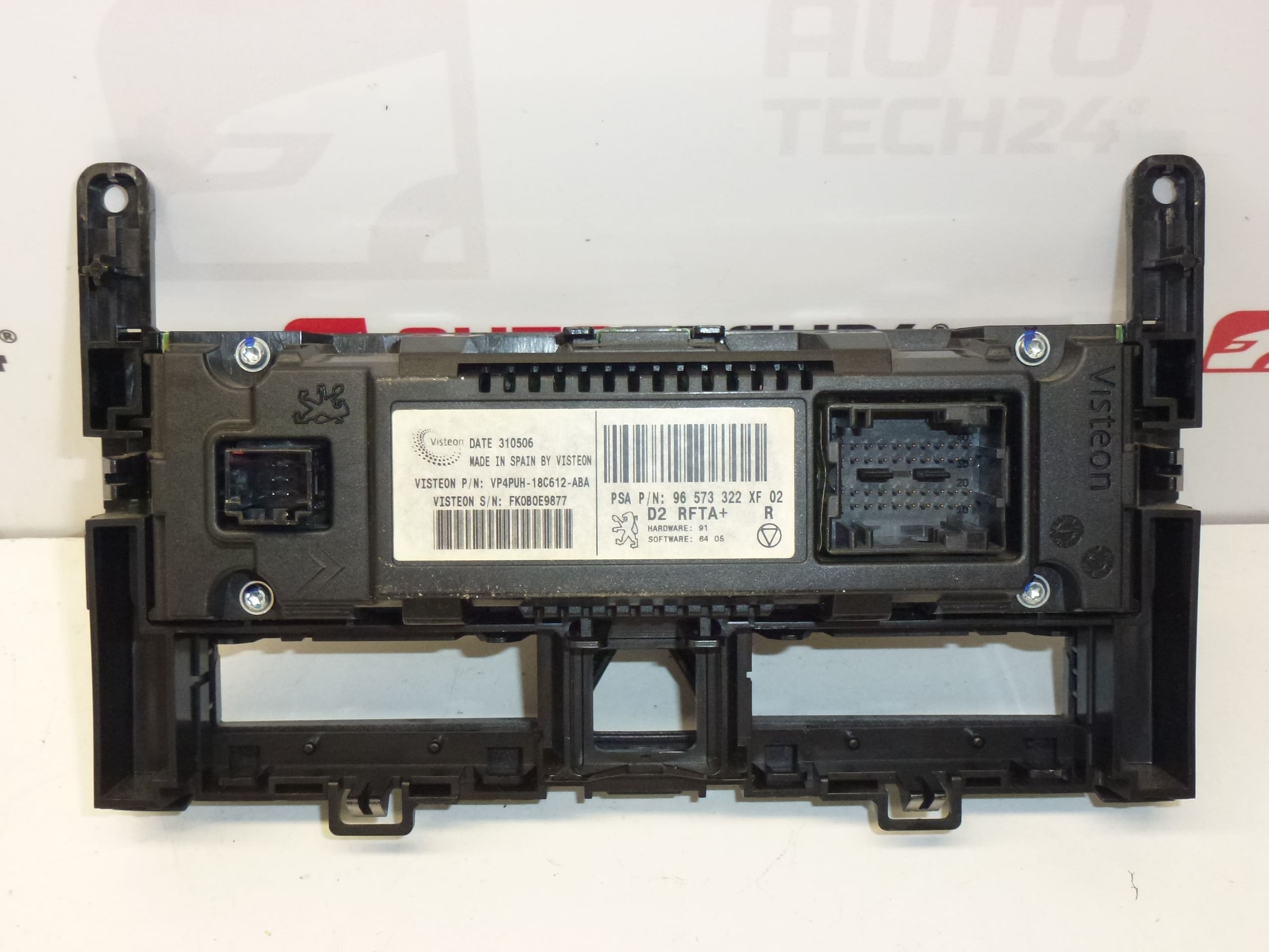 Commande de chauffage et de climatisation pour Peugeot 407 96573322XF 6451SC – Image 2