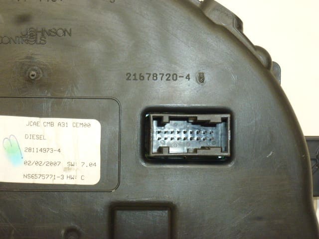 Combiné d'instruments (compteur/tachymètre) pour Citroën C2/C3 - 180 880 km - Référence 9660225880 / 6105WL – Image 2