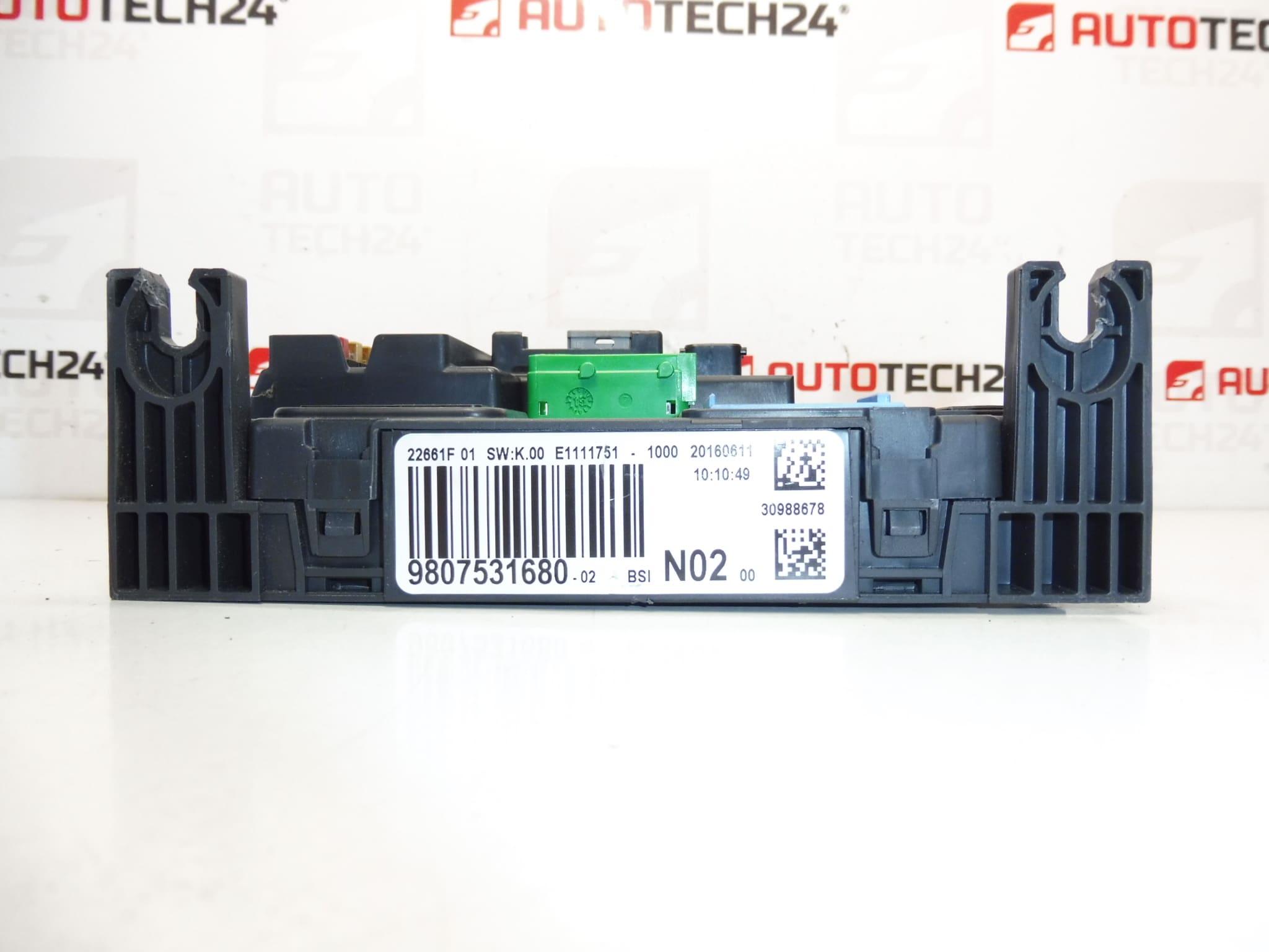Unité de commande BSI Valeo N02 (ECU) pour Citroën et Peugeot, réf. 9807531680, 1611427280 – Image 2