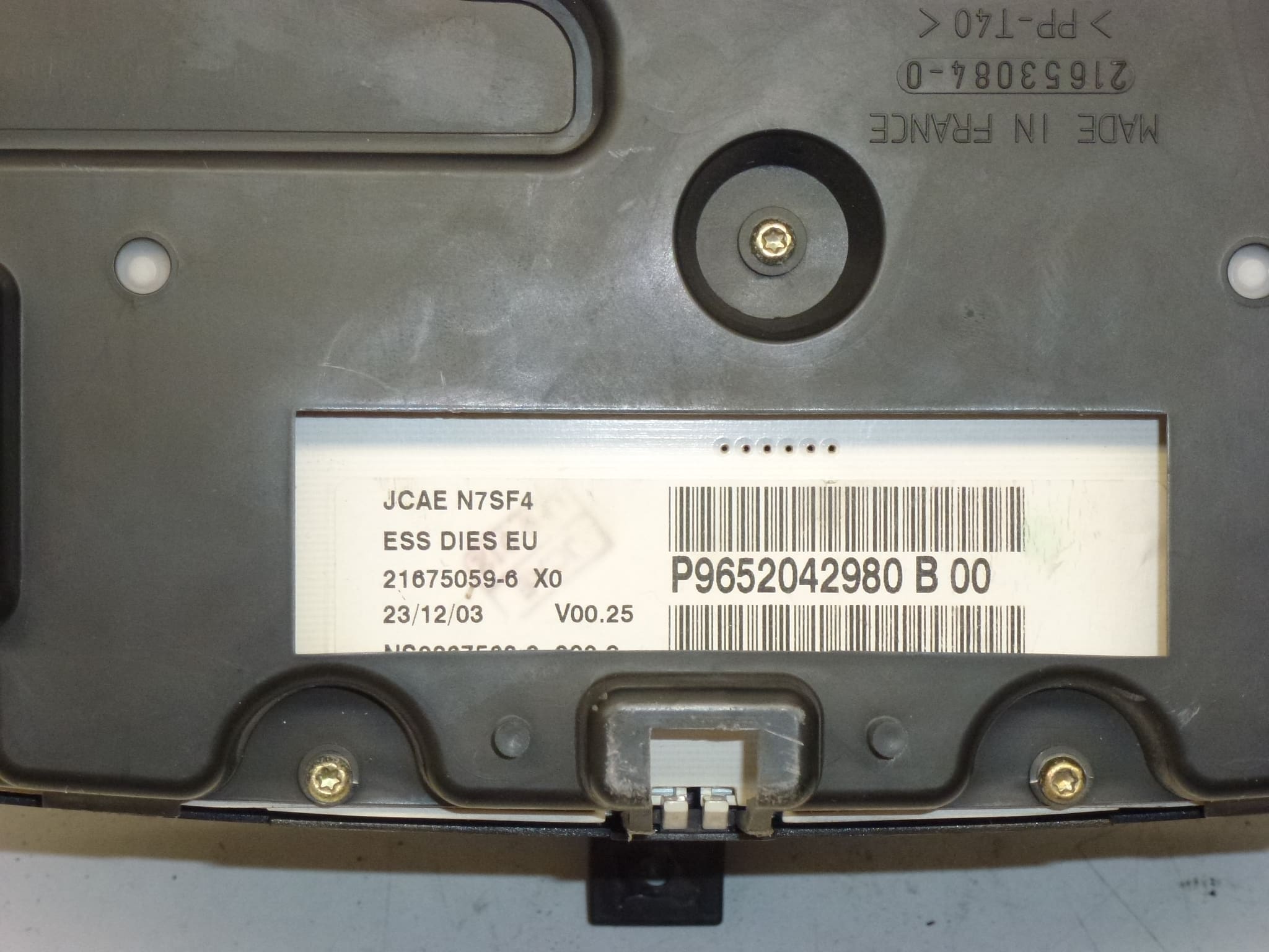 Compteur De Vitesse Pour Citroën Xsara 9652042980 6103F0 6105AZ – Image 2
